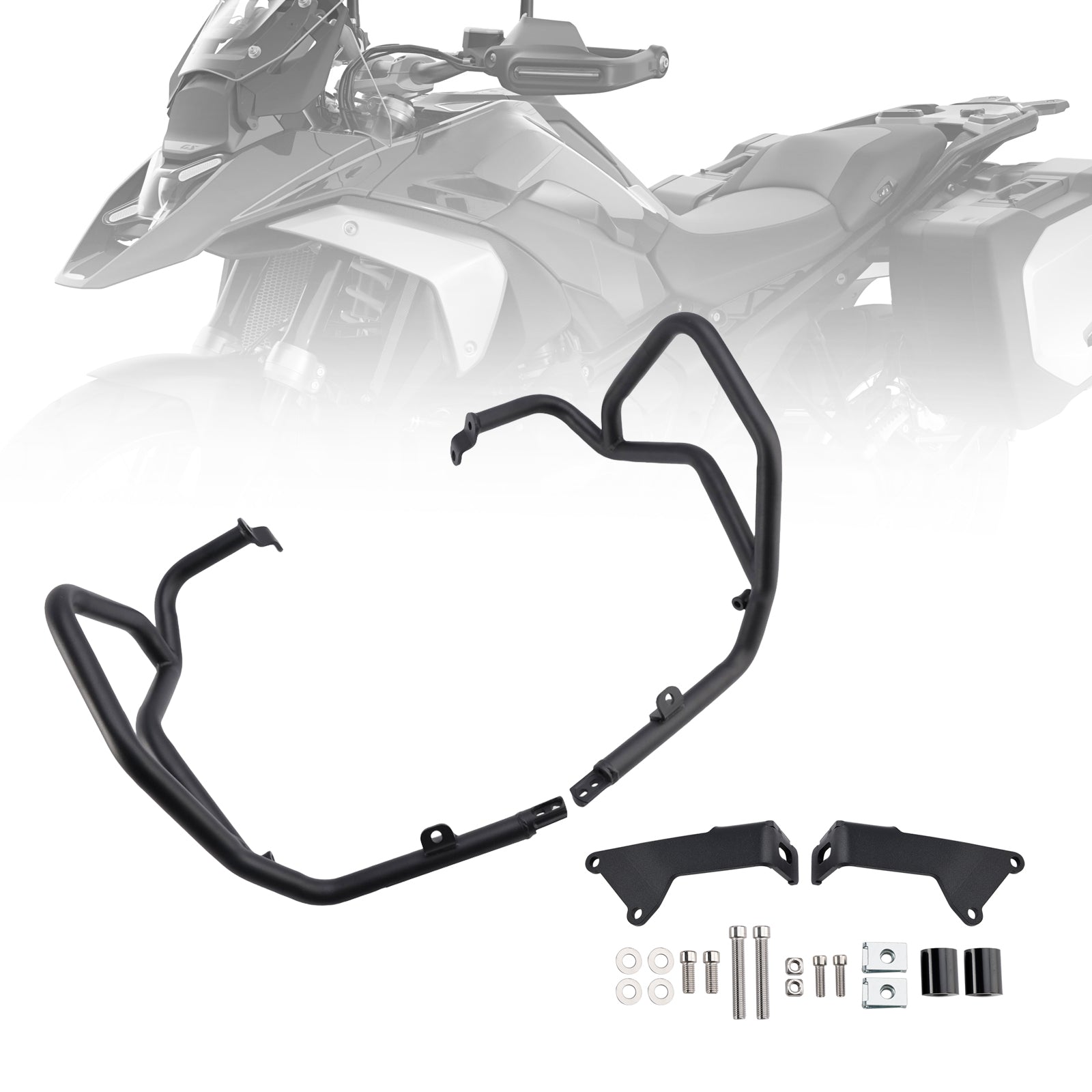 Zgornja zaščitna palica motorja s kromiranim jeklenim okvirjem za BMW R1300GS 2024-2025