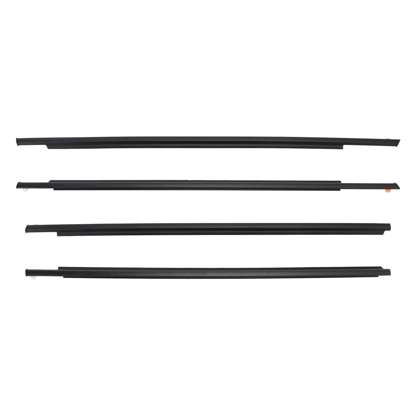 Bande d'étanchéité extérieure pour ceinture de porte en verre, Toyota Prius 2004-2009, 4 pièces