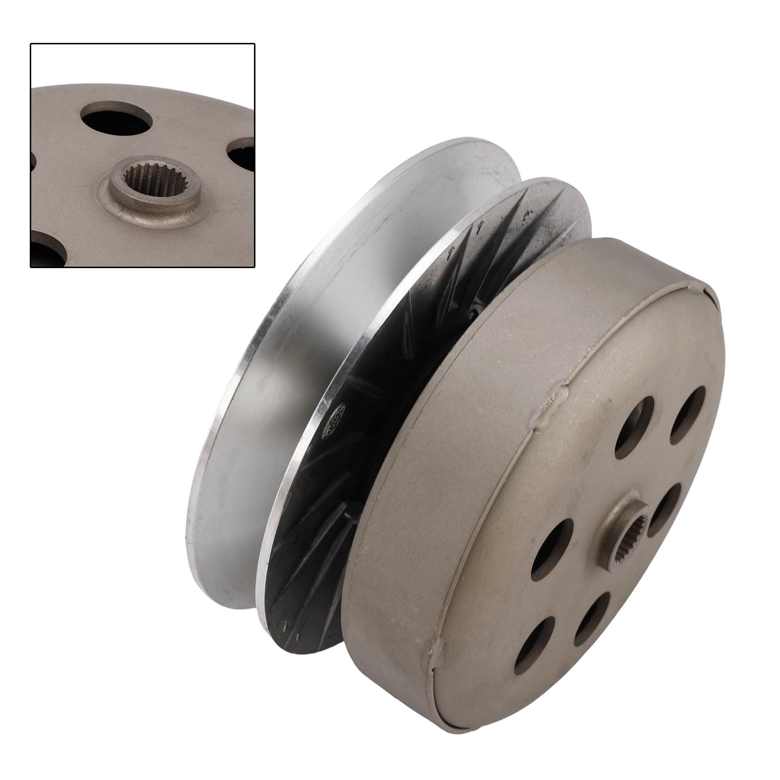 Conjunto variador delantero completo para SYM ATV Quad Lander 250 quad (2005-2010) : referencias 22101-HMA-000, 23010-HMA-000 y 23010-HMB-000