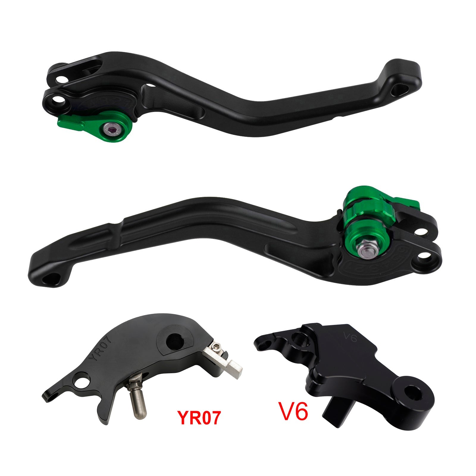 Levier de frein et d'embrayage court compatible avec YAMAHA XSR 900 2025 MT-09 2024-2025