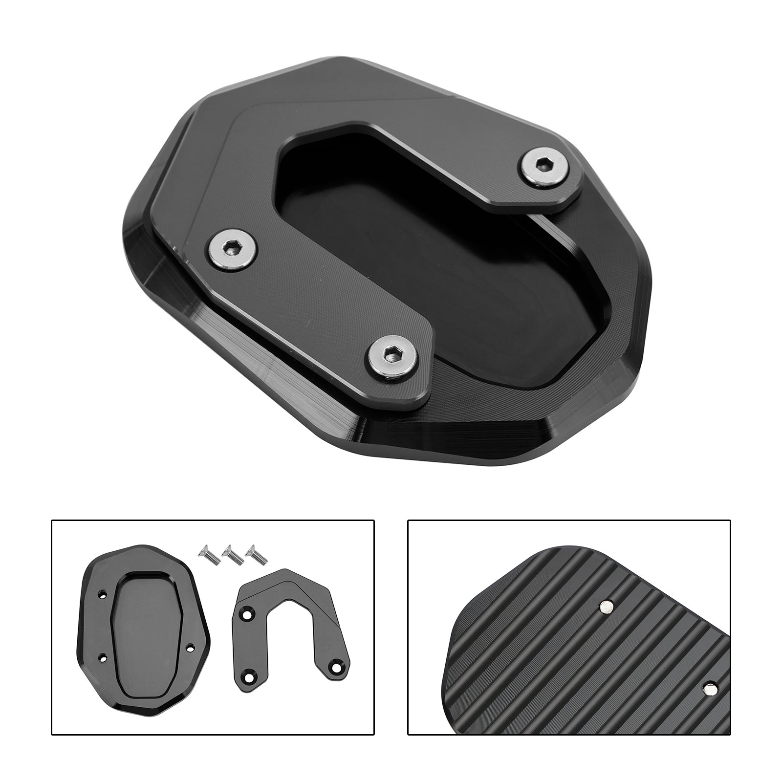 Ampliar Placa de extensión de caballete lateral para Ducati Scrambler 800/1100 15-20