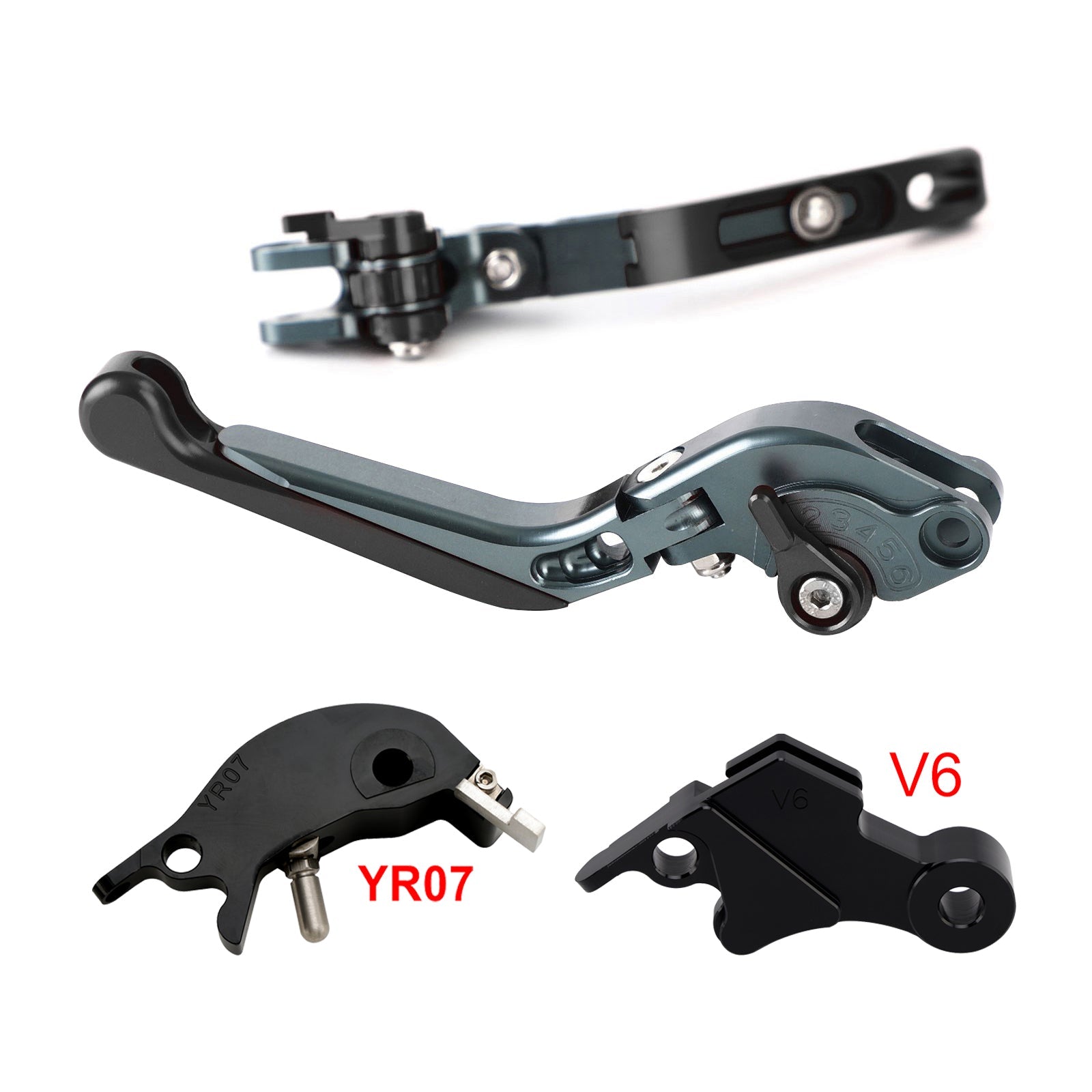 Levier de frein et d'embrayage réglable compatible avec YAMAHA XSR900 XSR900GP MT-09 2024-2025