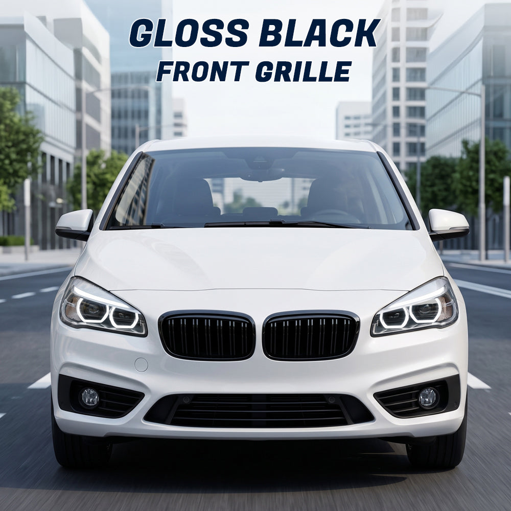 Glanzend zwart frontrooster voor BMW 2-serie Gran Tourer F45 F46 2015-2018