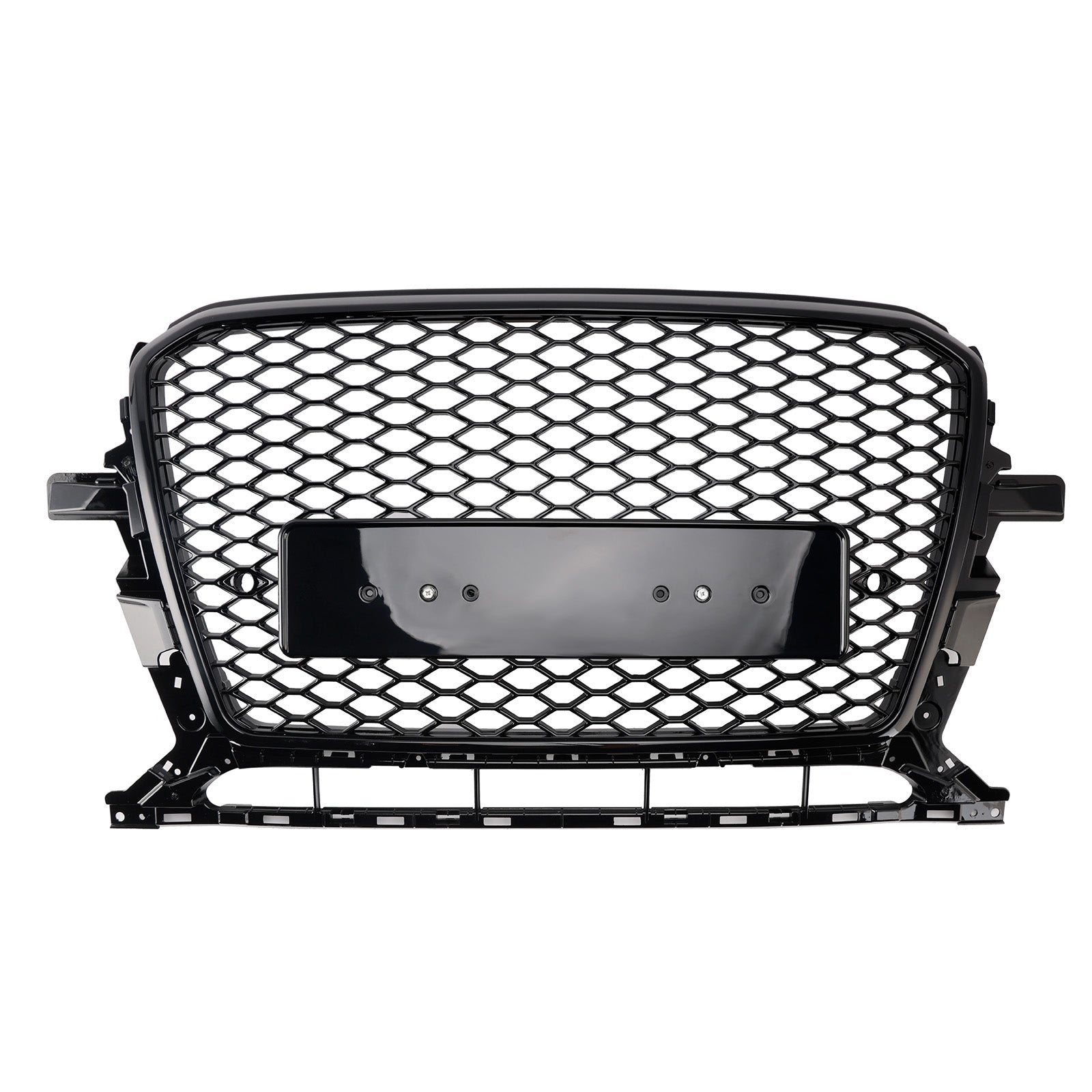 Gloss Black Front Honeycomb Bumper Grill Grille Pour Audi Q5 2013-2017