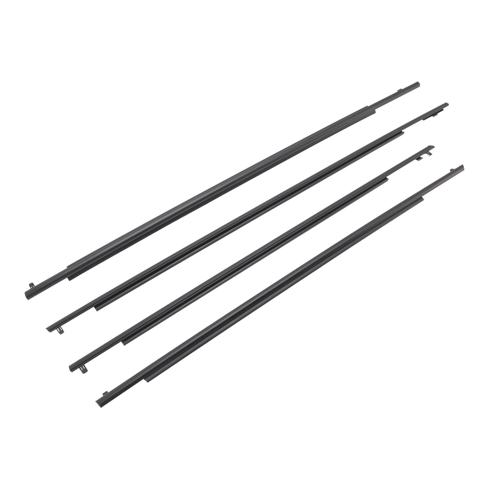 Bande d'étanchéité extérieure pour ceinture de porte en verre, 4 pièces, pour Toyota Prius 2010-2015