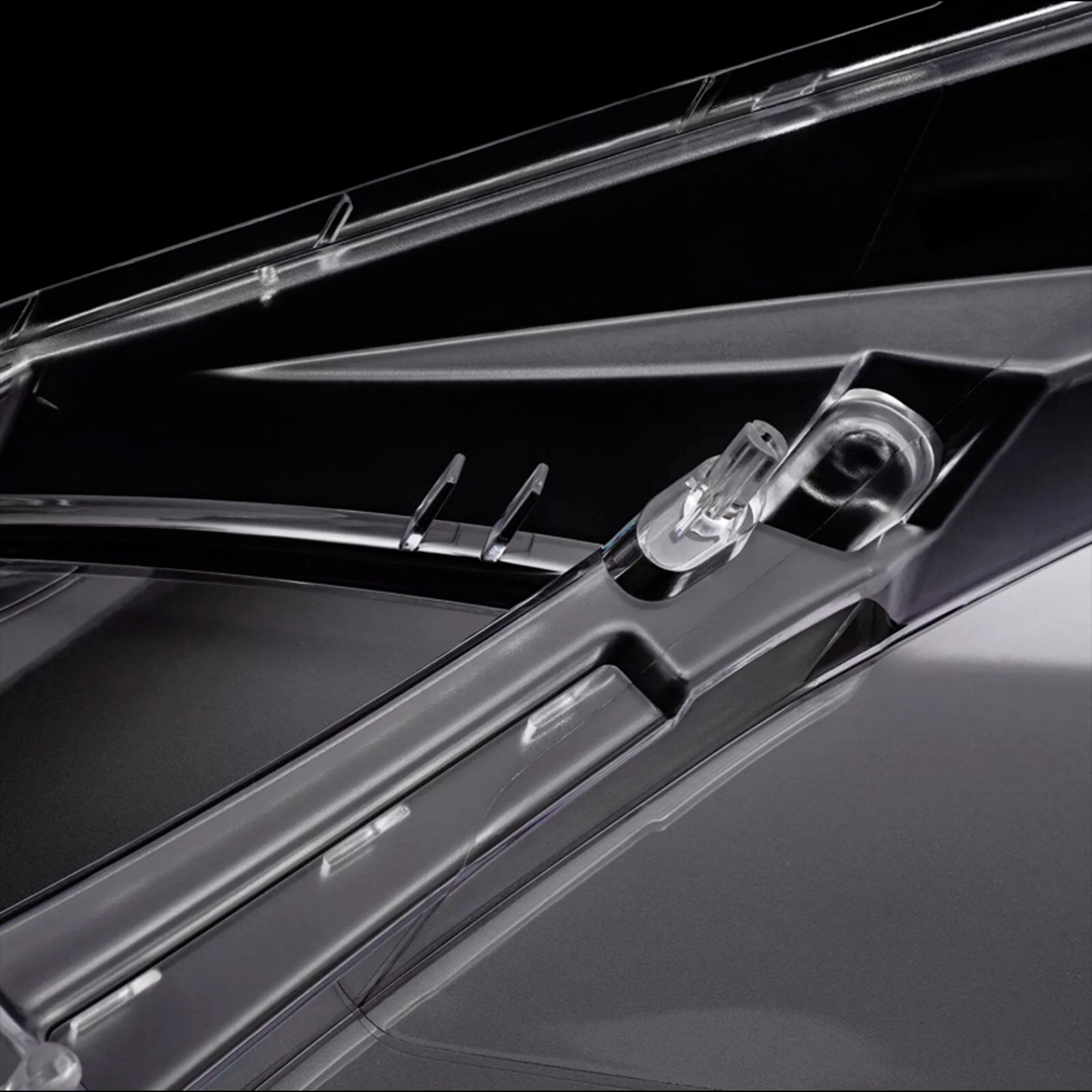 Lot de 2 caches transparents pour phares avant Mercedes Benz Classe E W212 2009-2014 A2128209661