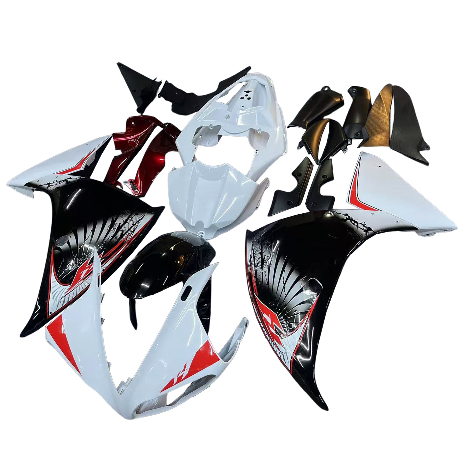 ABS Plastic Kairing Kit voor Yamaha YZF 1000 R1 2009-2011