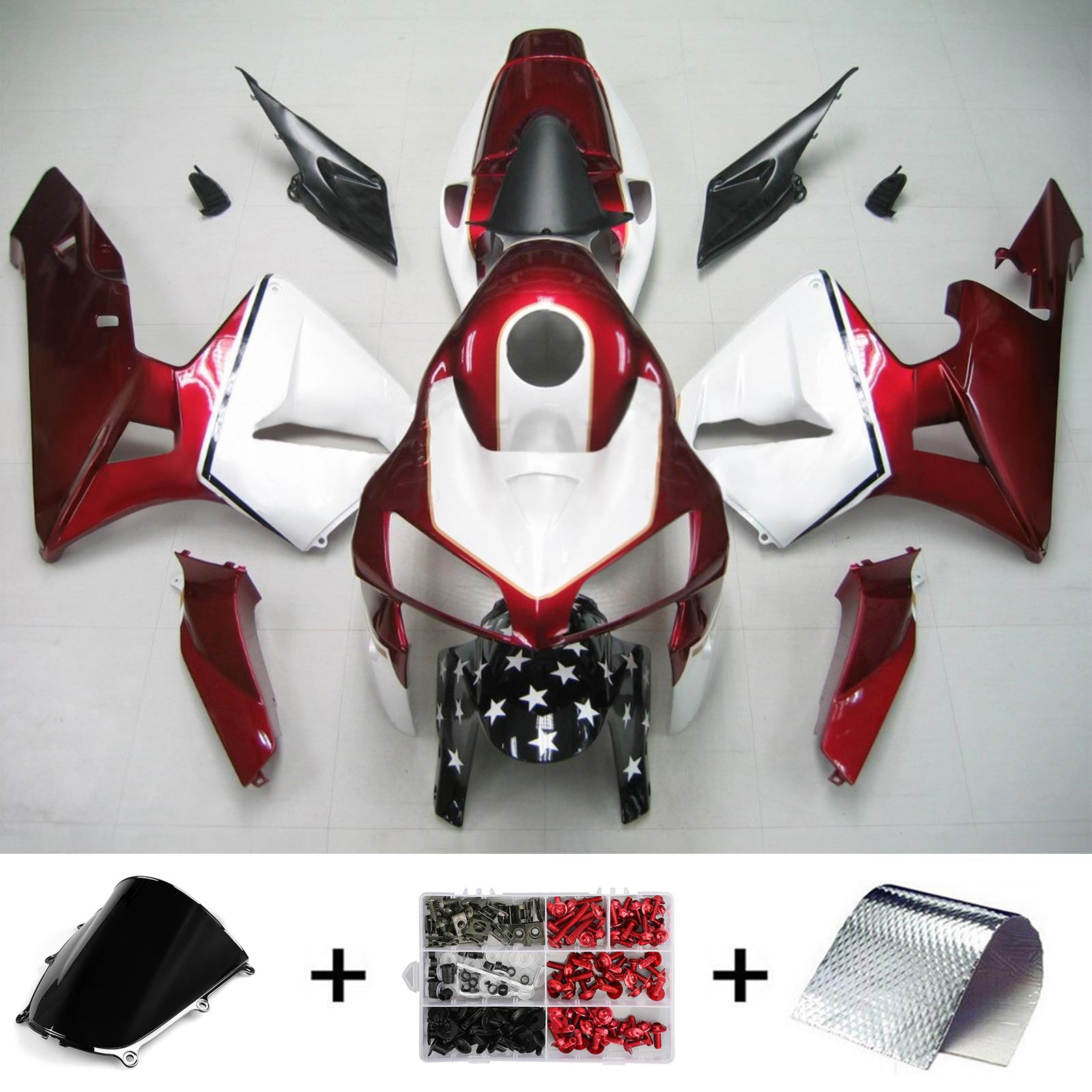 Kit de carénage par injection, carrosserie en plastique ABS pour Honda CBR600RR 2005-2006 F5
