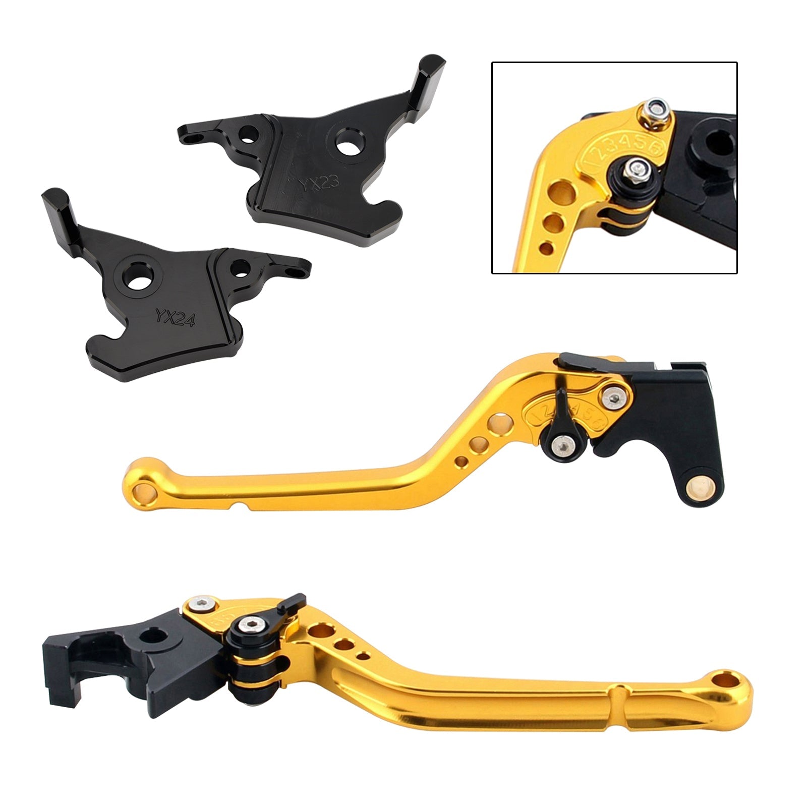 Levier d'embrayage et de frein long pour YAMAHA XMAX 300 (2023-2025)