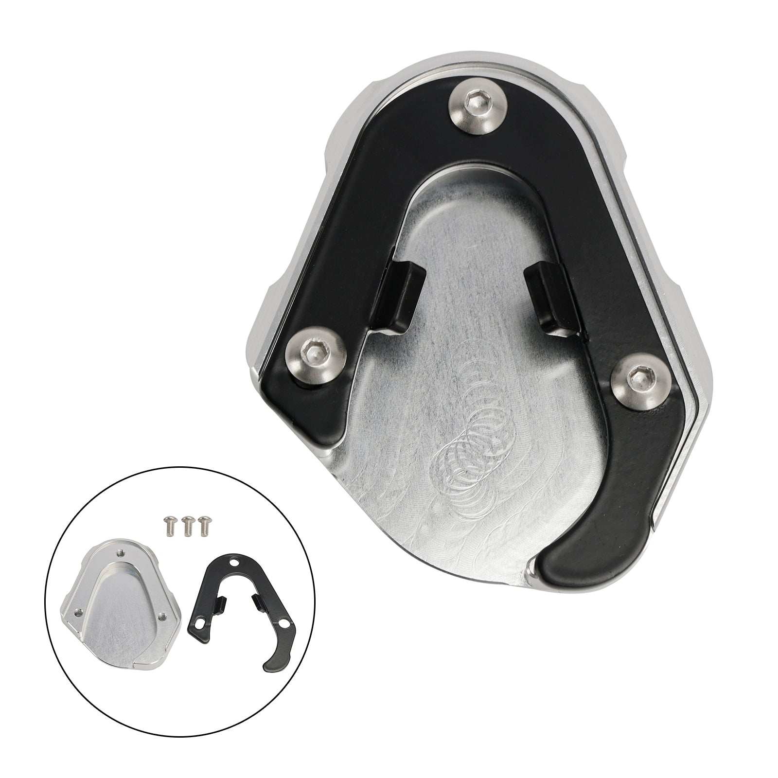 Almohadilla de placa de ampliación de soporte para Scrambler 1200XC/XE Tiger 1200 GT 22-23