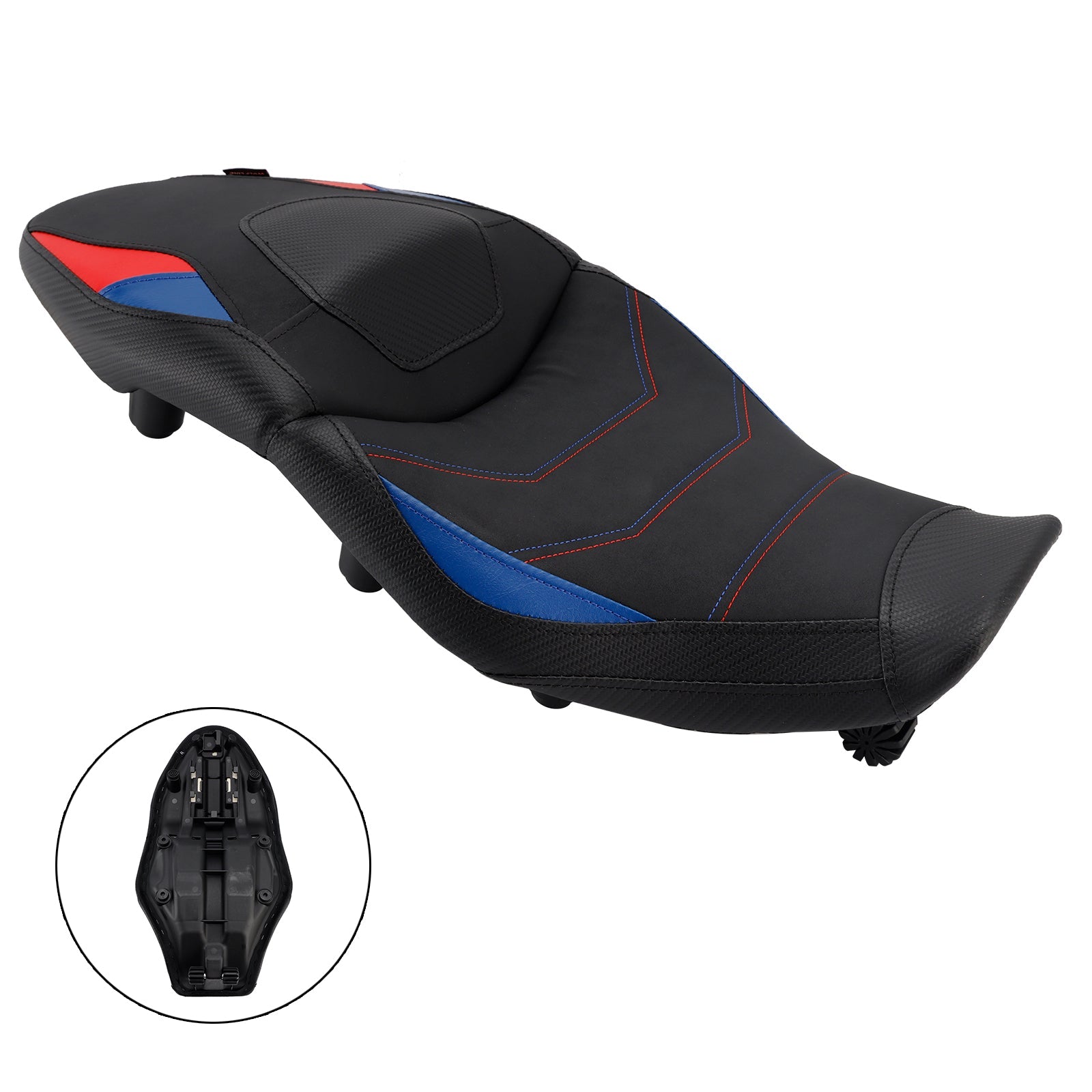 Siège conducteur et passager avant et arrière BMW S1000XR 2020-2024 -20 mm Noir