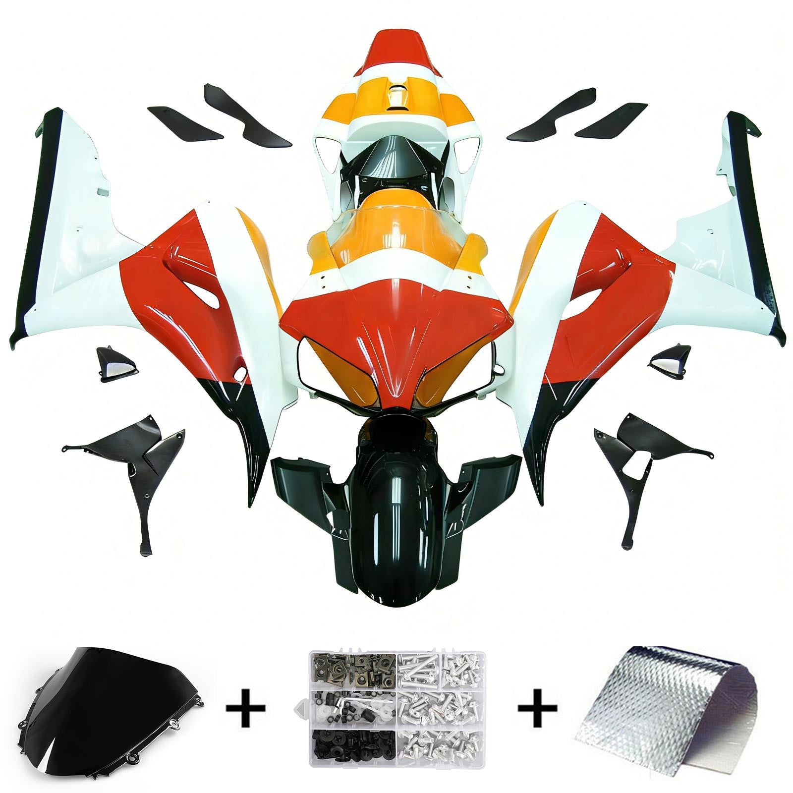 Kit de carénage injecté en plastique ABS pour Honda CBR1000RR 2006-2007