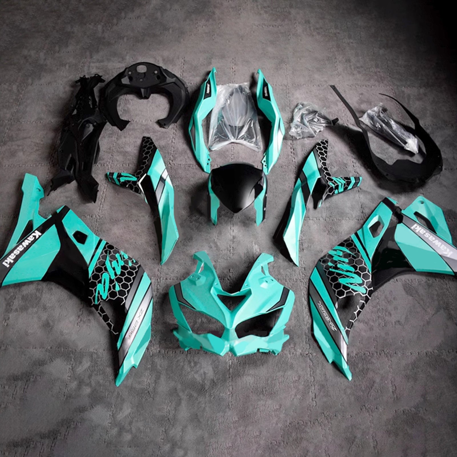 Kit Carenado Inyección Kawasaki Ninja ZX-25R ZX-4R ZX-4RR 2019-2024