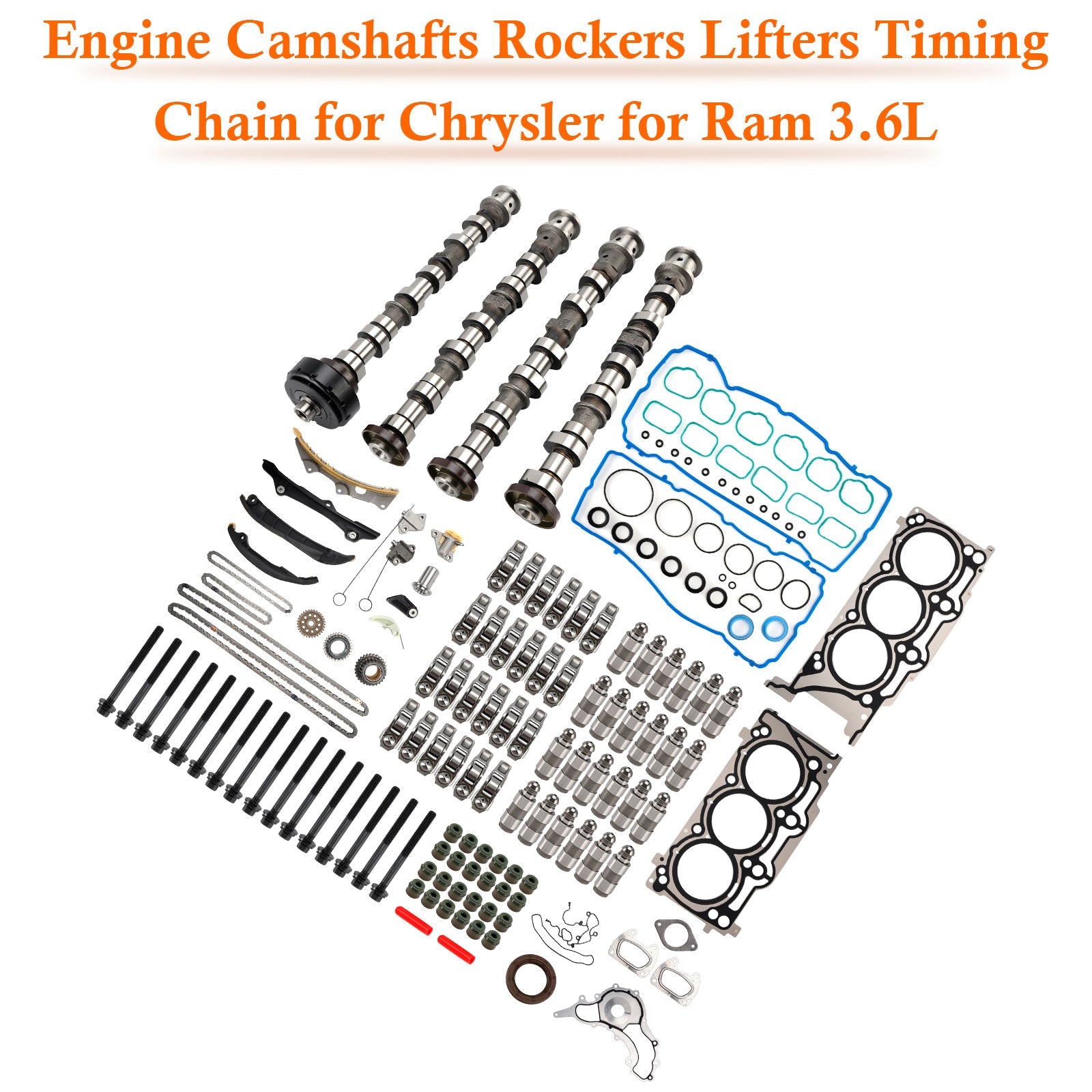 Moteur Dodge Charger 3,6 L V6 2011-2016 Arbres à cames Culbuteurs Poussoirs Chaîne de distribution