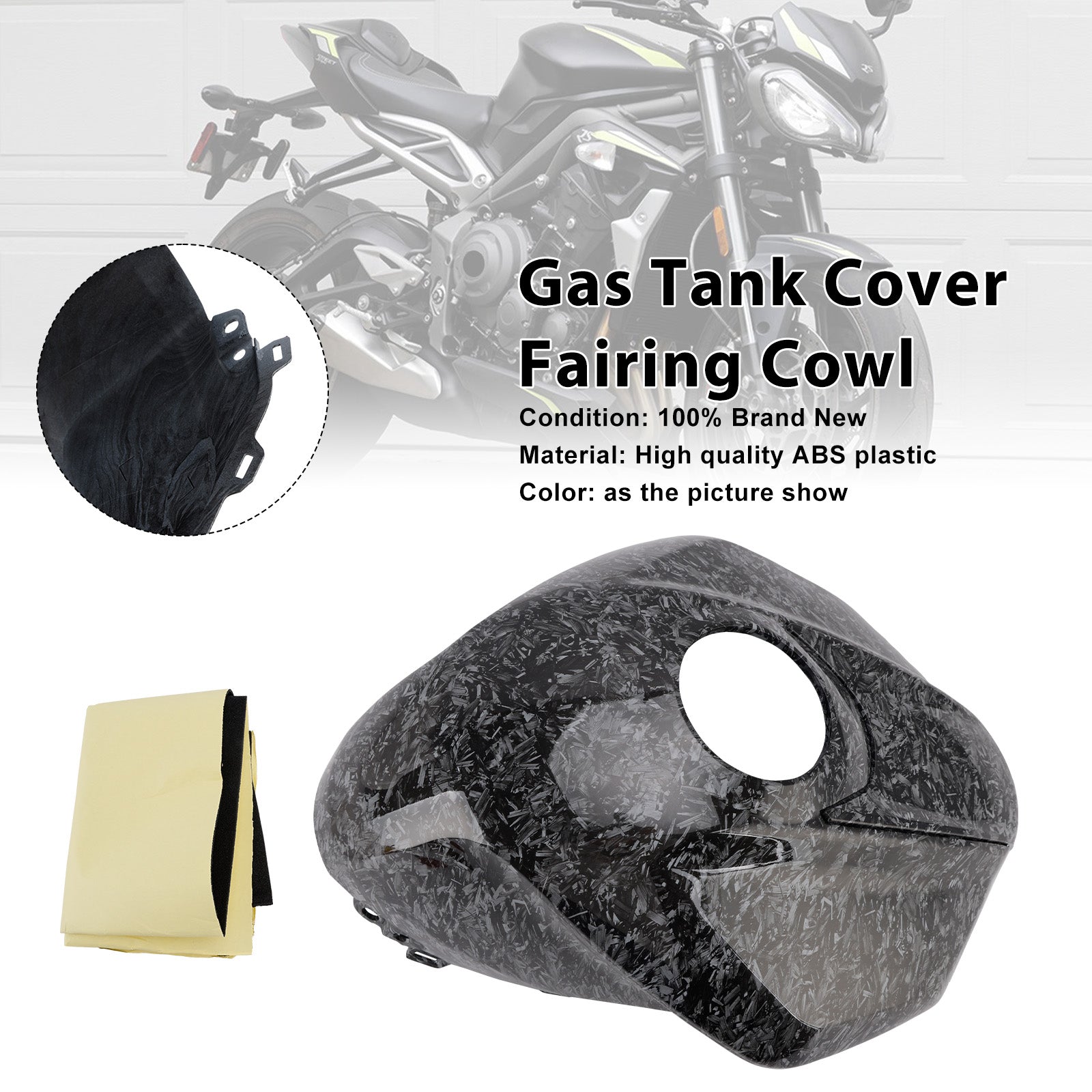 Cache de réservoir d'essence et garniture de carénage pour Street Triple 765 R/RS 2023-2025