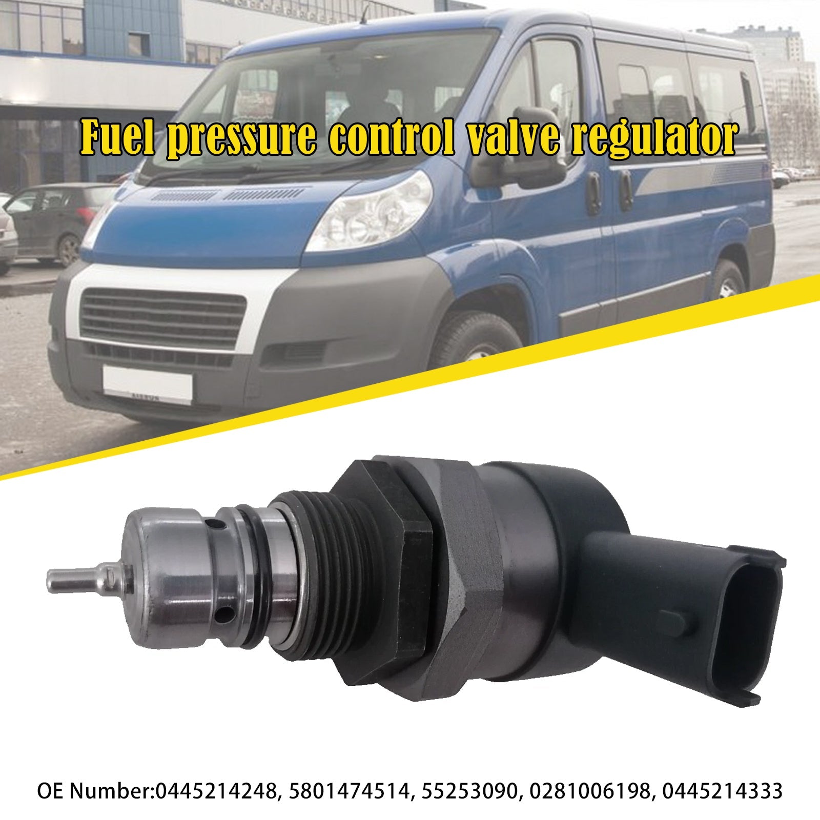 2016-Regulador de presión de combustible Iveco Daily VI 0281006198 0445214248
