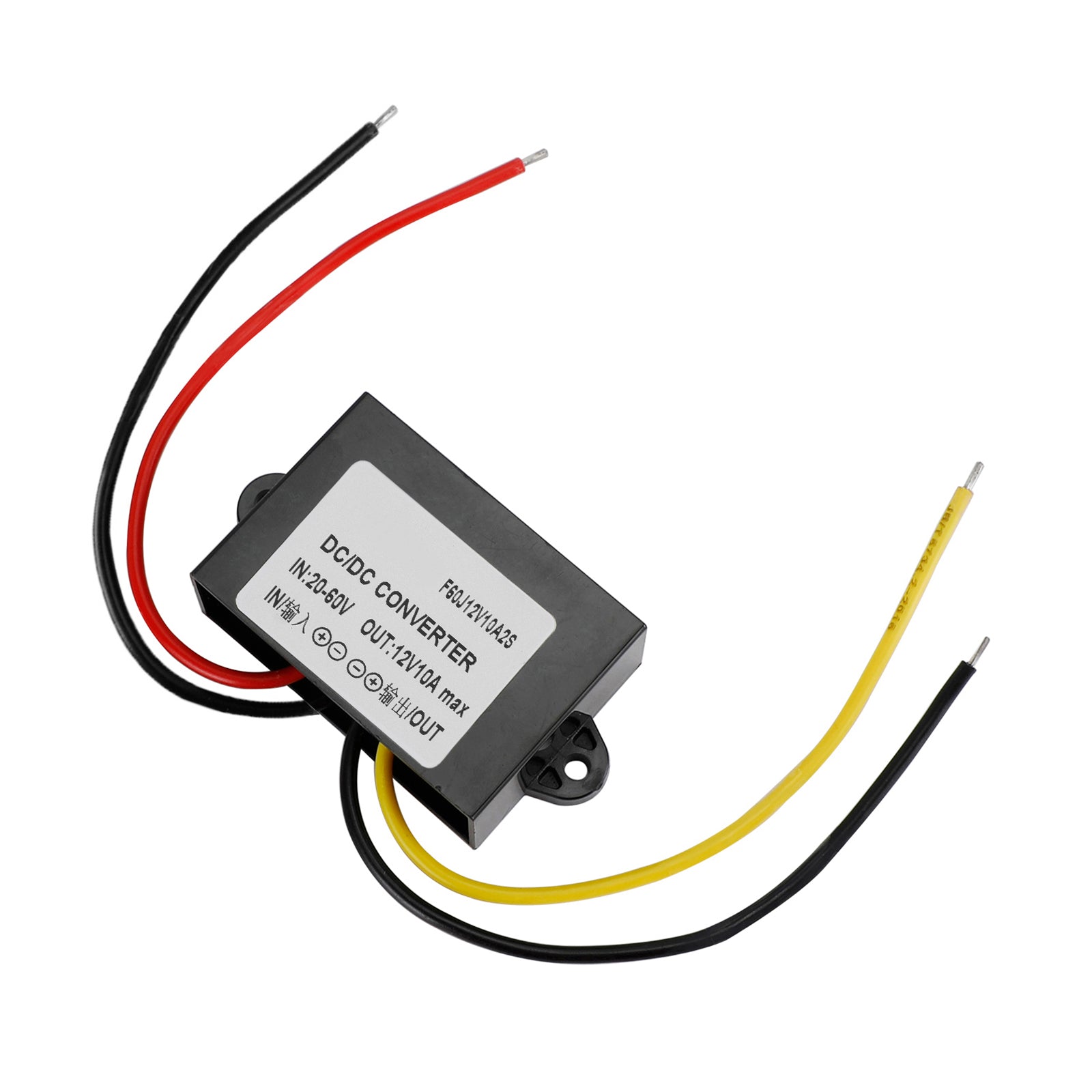 DC-DC Converter waterdichte 20-60 V, spanningsverlaging tot 12 V, vermogensmodule 10 A