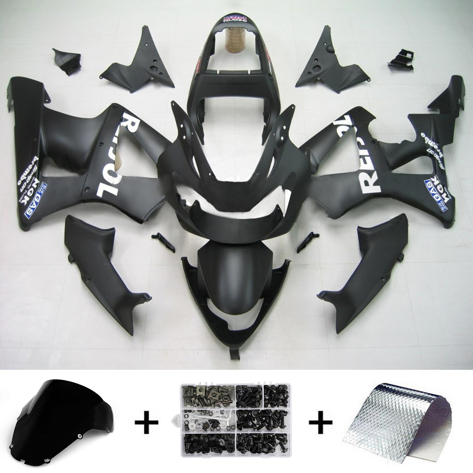 Kit carenatura carrozzeria iniezione plastica ABS Honda CBR929RR 2000-2001