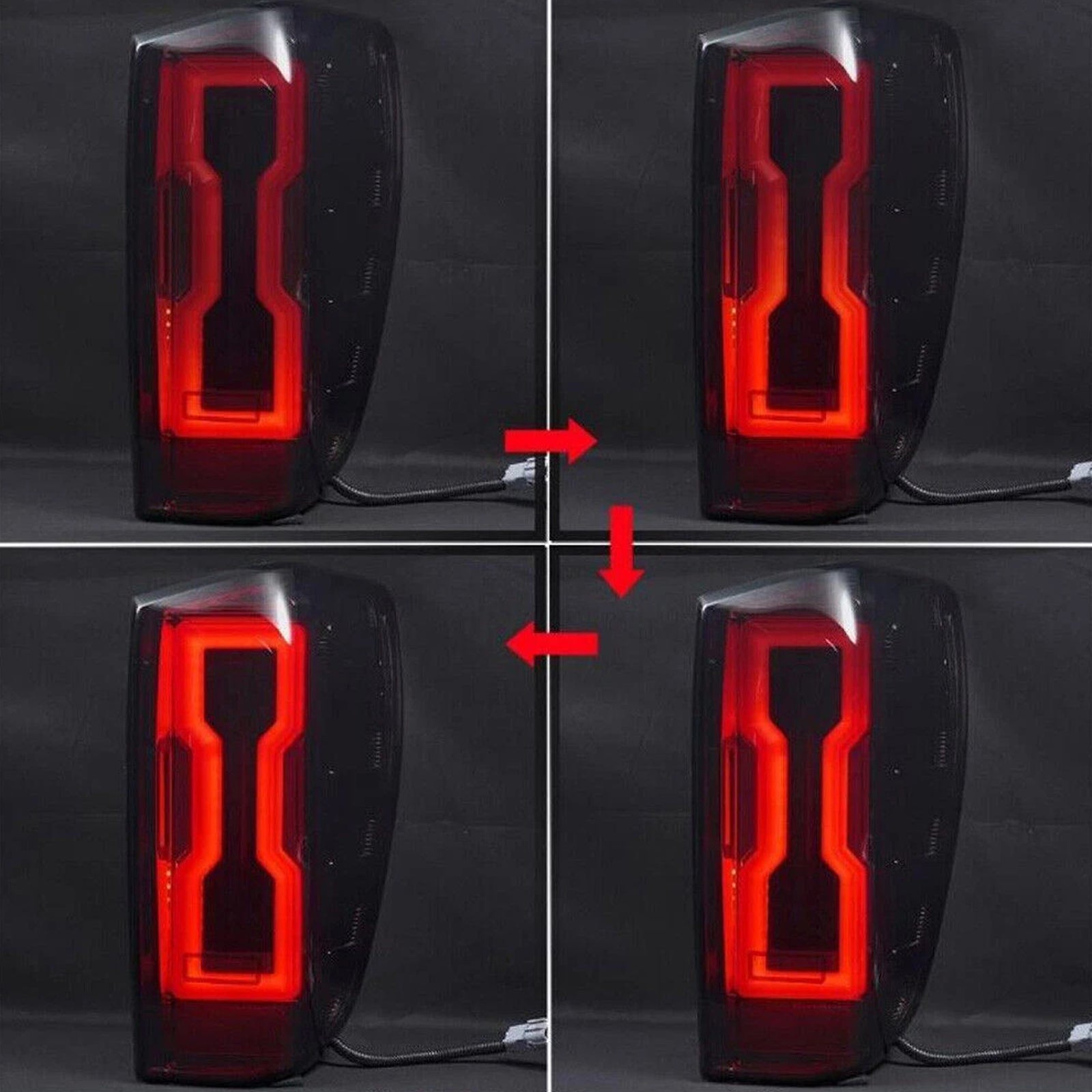 Ensemble de feux arrière à DEL gauche et droit pour Mazda BT50 2020-2023