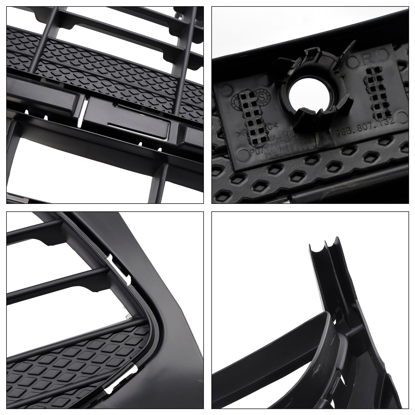 Grid de parachoques delantero negro Porsche Macan 2015-2018 95B807683H1E0