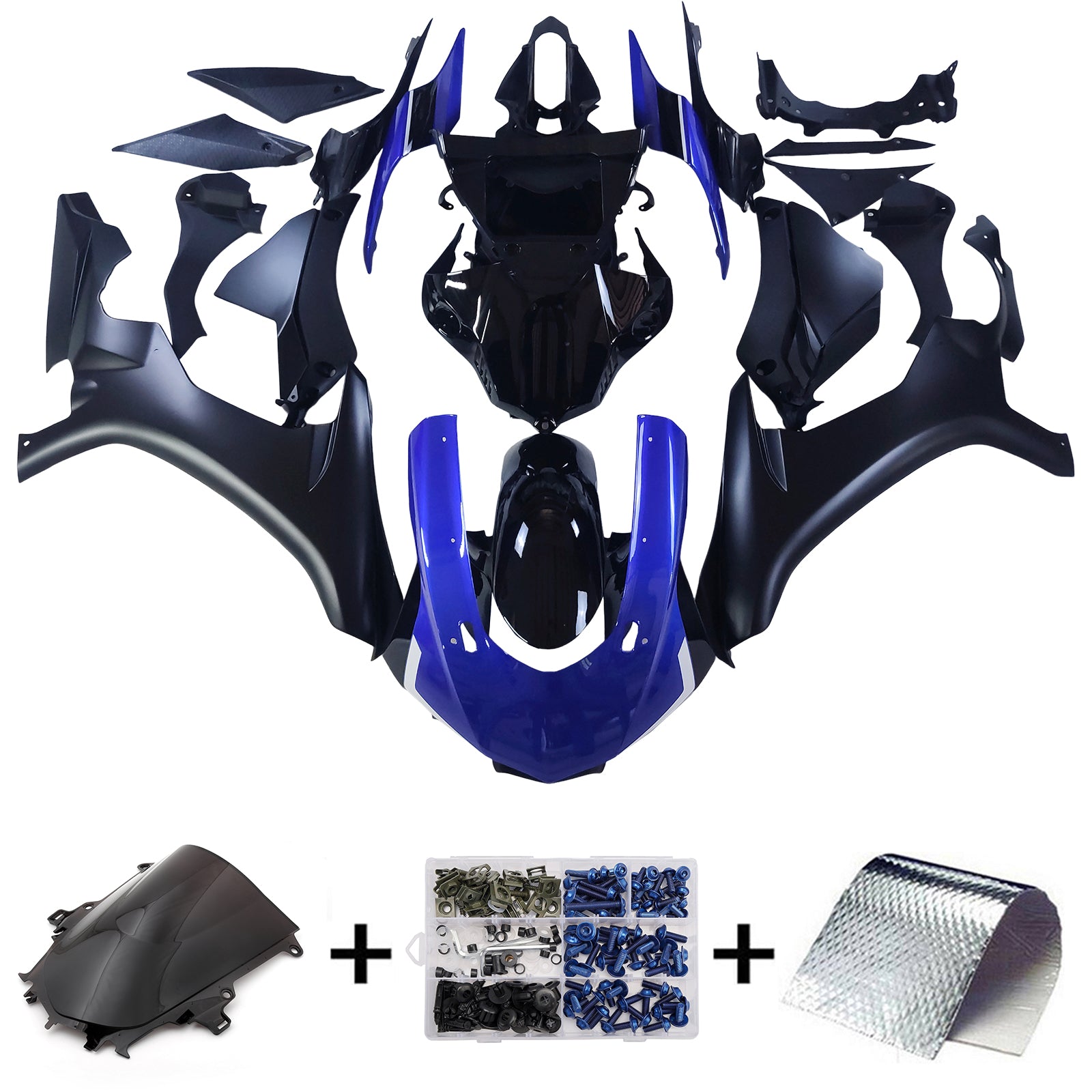 ABS PLASTIC KUIST KIT VOOR YAMAHA YZF 1000 R1 2015-2019