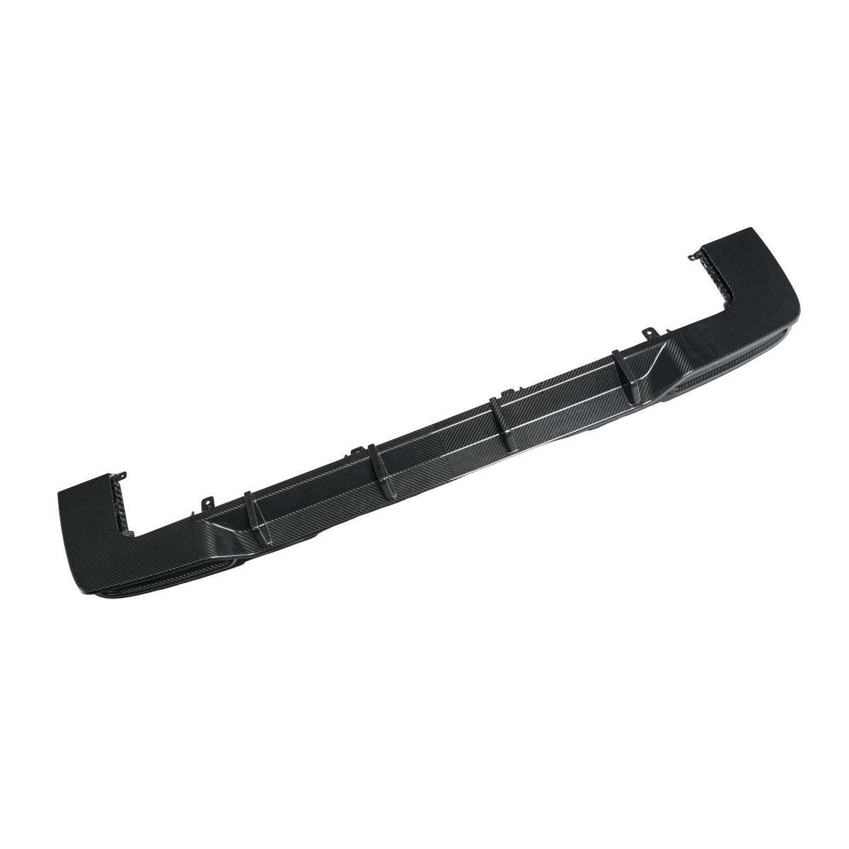Een diffuserlip van droog koolstofvezel voor de achterbumper, compatibel met de Mercedes-Benz G-Klasse. W465 (vanaf 2025)