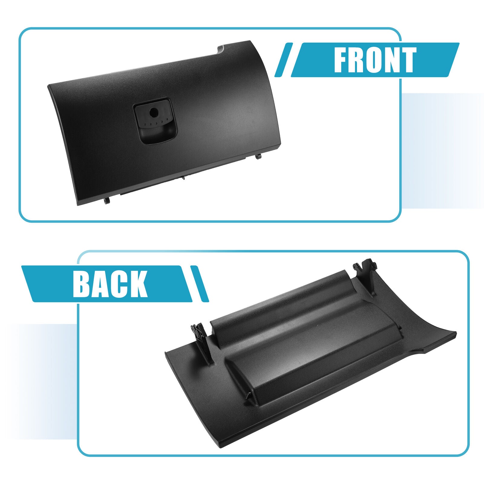 Tapa de puerta de guantera negra 1C1880247R 1C1880300G para Volkswagen Beetle 2003-2010