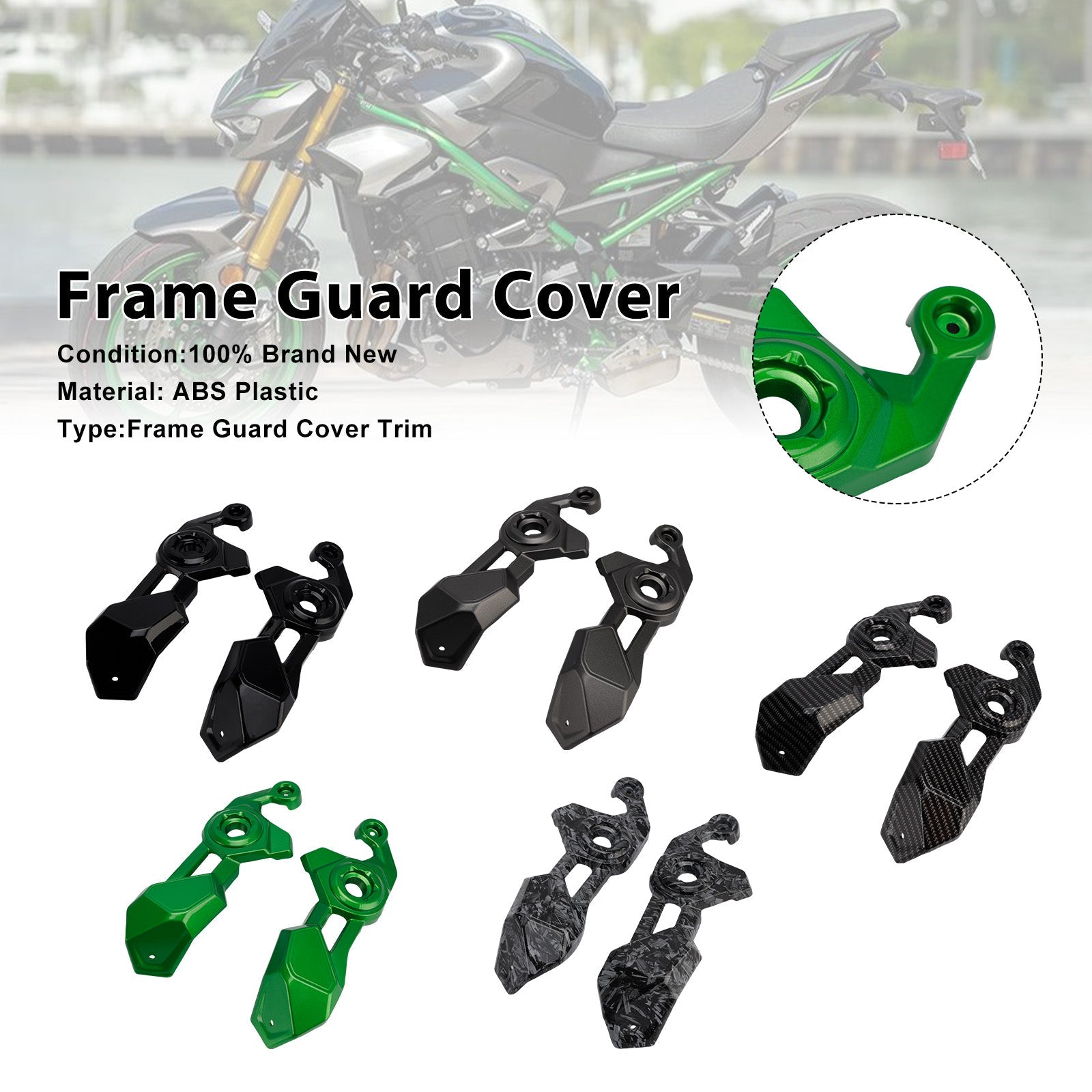 Carénage de protection latérale de cadre pour Kawasaki Z900 2025-2026
