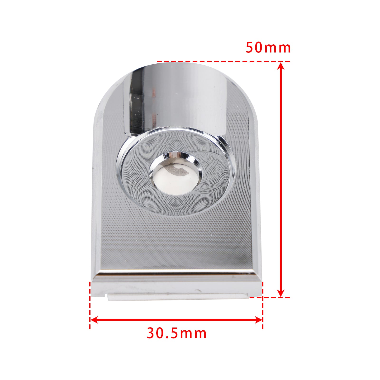 Kit de fixation de plaque de boulon de selle argenté 1/4""-20 pour Touring Softail Dyna 96-23