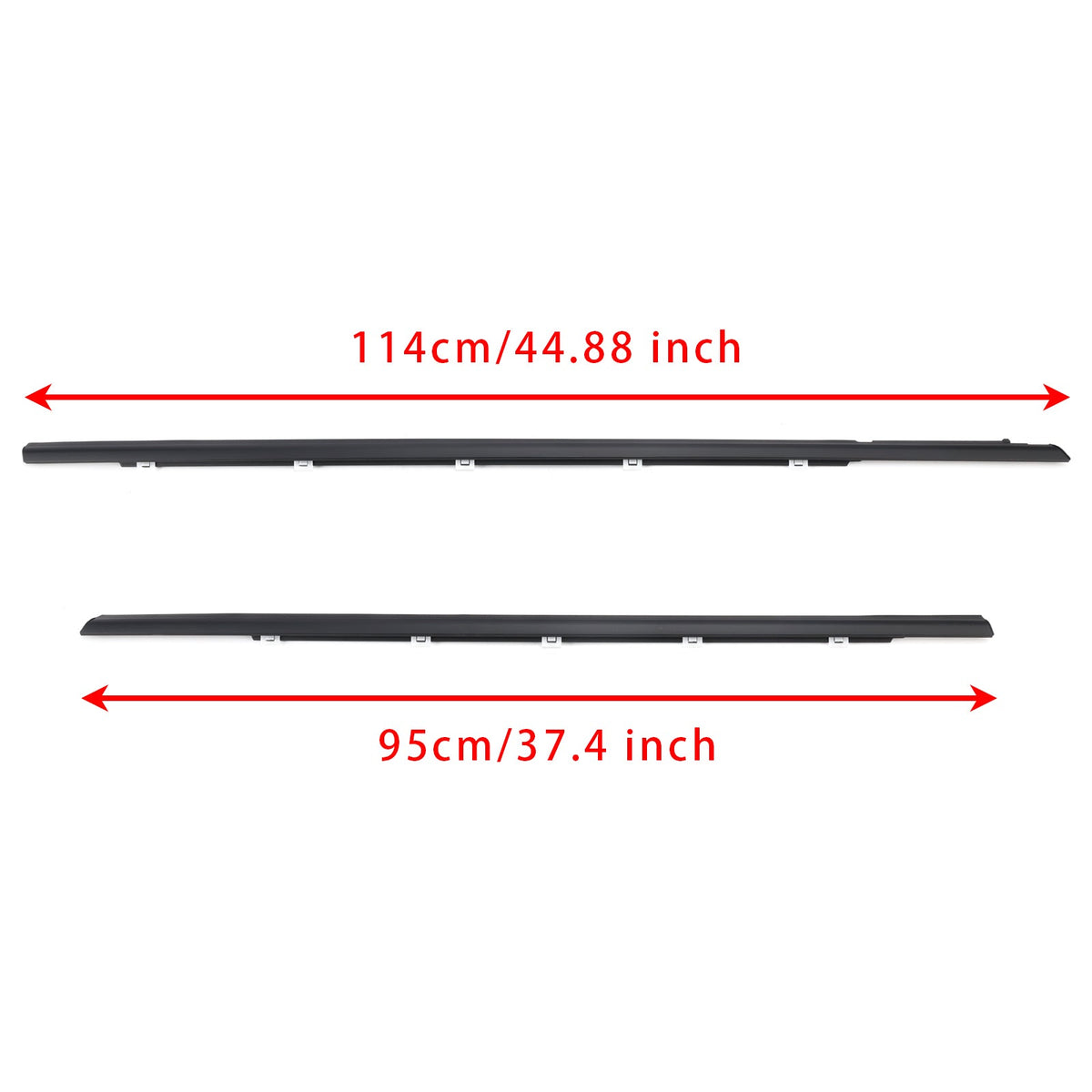 Buitendeurafdichting (4 stuks) voor Kia K3 Forte Cerato 5-deurs (2019-2023) - Onderdeelnummer: 83210M6000