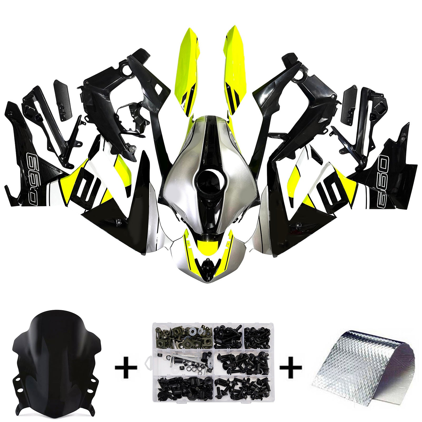 Kit de carénage injecté en plastique ABS pour Triumph Daytona 660 2024-2025