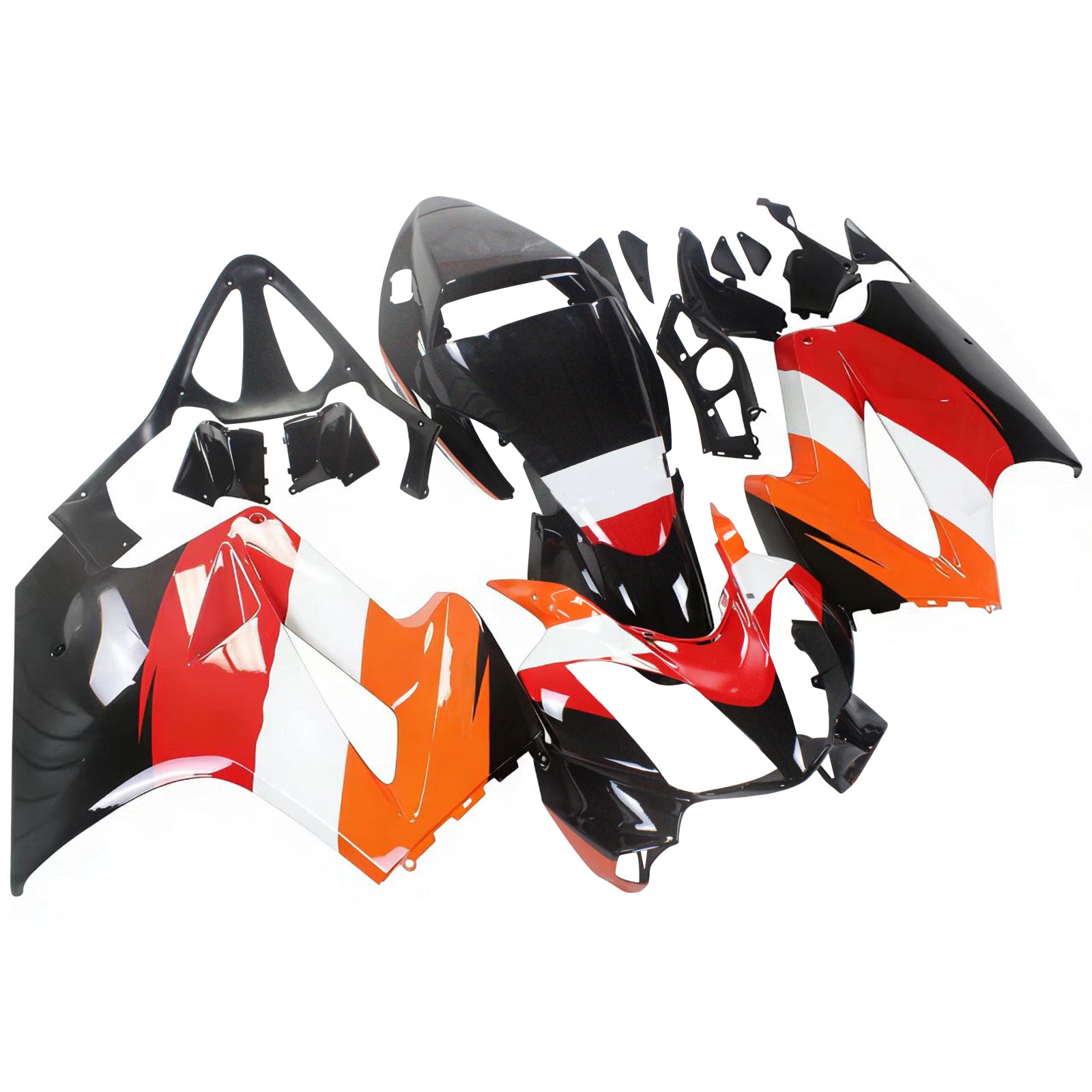 Carénage en plastique de carrosserie d'ABS d'injection adapté pour Honda VFR800 2002-2012 019 #