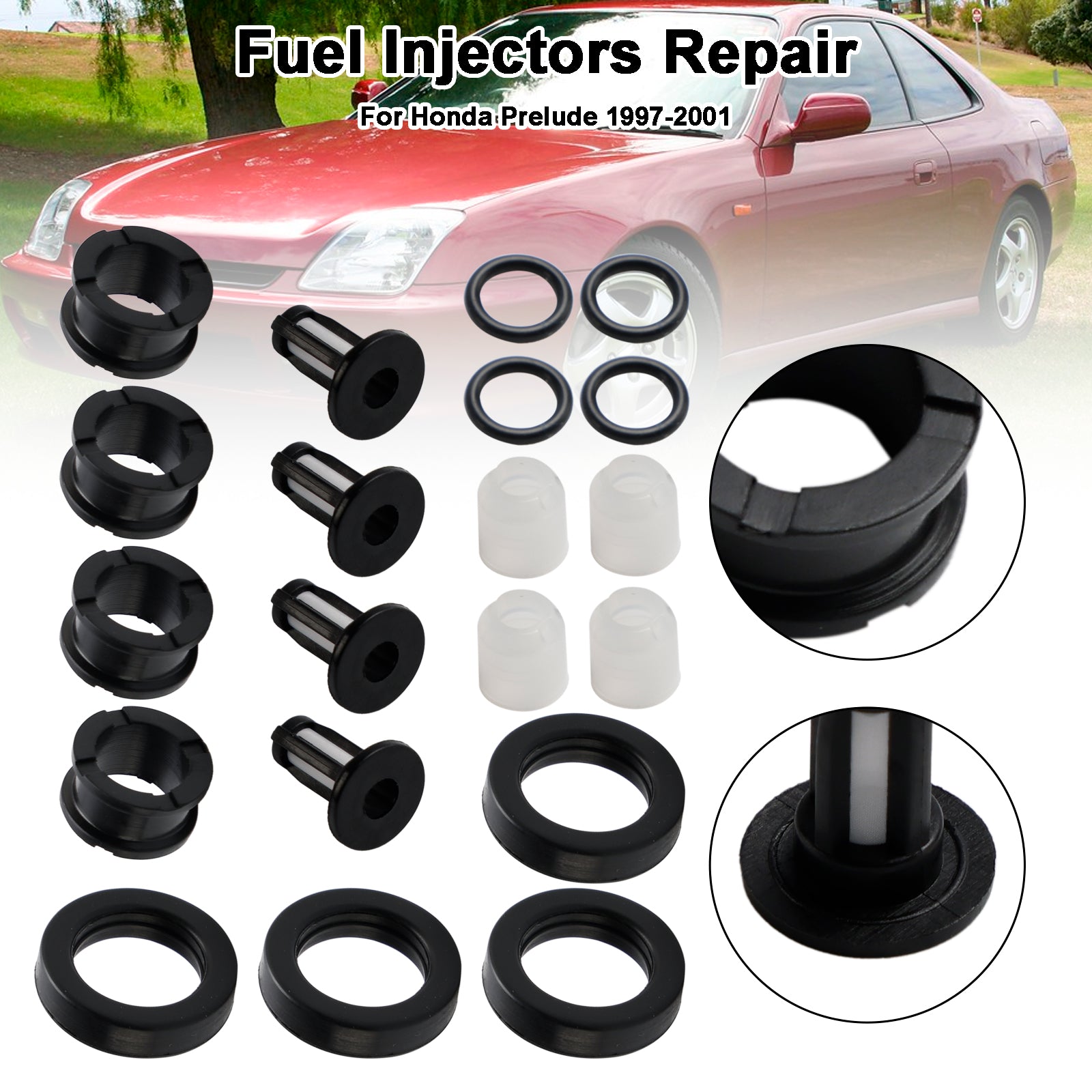 Kit di riparazione iniettore carburante Honda Prelude 1997-2001 H22A4 FJ582