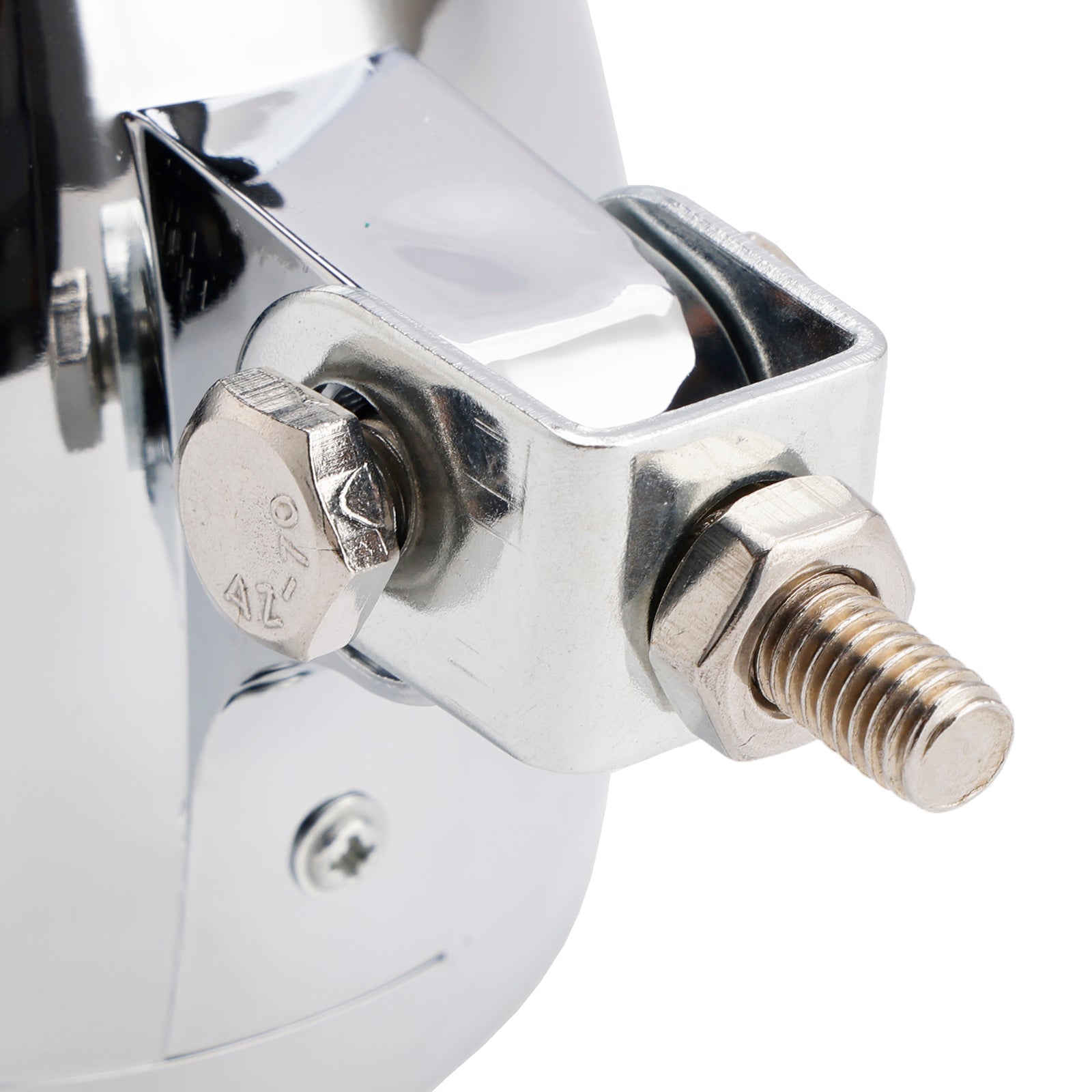 Gepersonaliseerd verchroomd chroom mistlicht, compatibel met racer-, bobber- en chopper -modellen