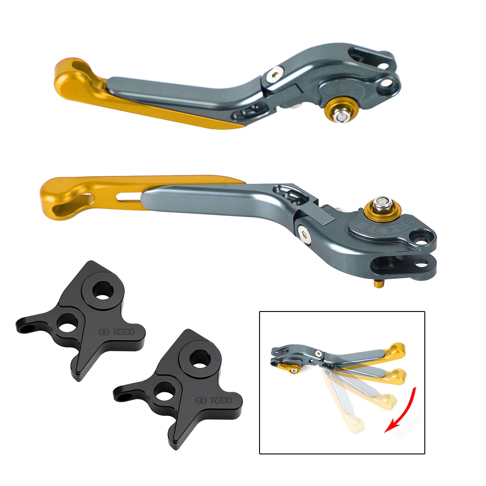 Palanca de freno de embrague ajustable Kymco AK550 2017-2022