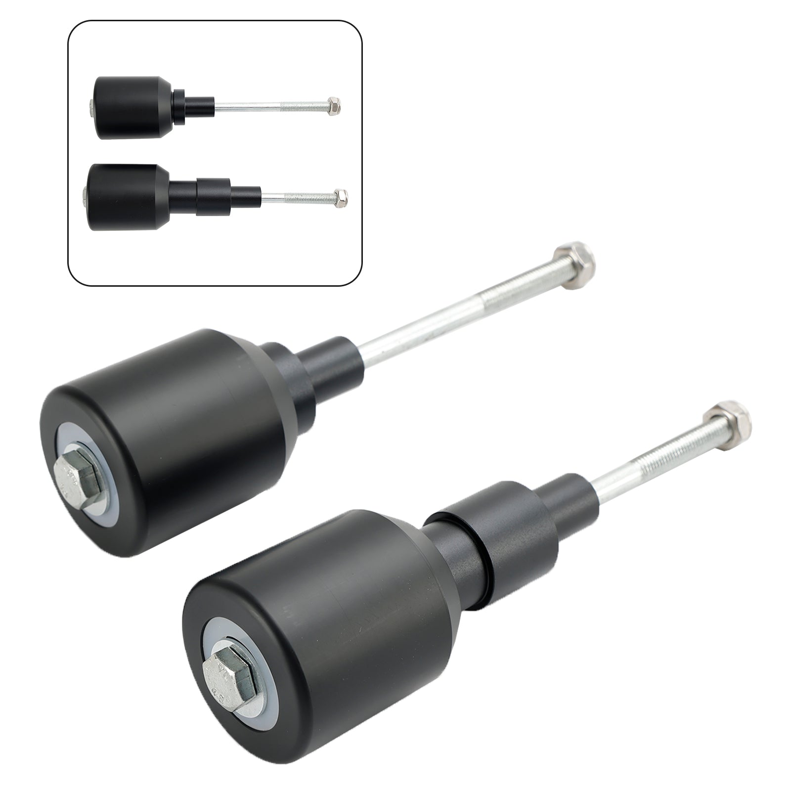 Kazalec zaščite črne aluminijaste tuljave, za Kawasaki Z650 ninja 650 17-23