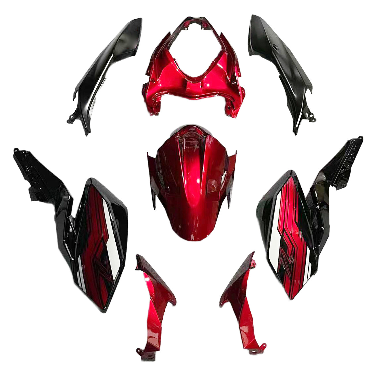 Injection carénage kit carrosserie plastique ABS fit pour Kawasaki Z400 2018-2024