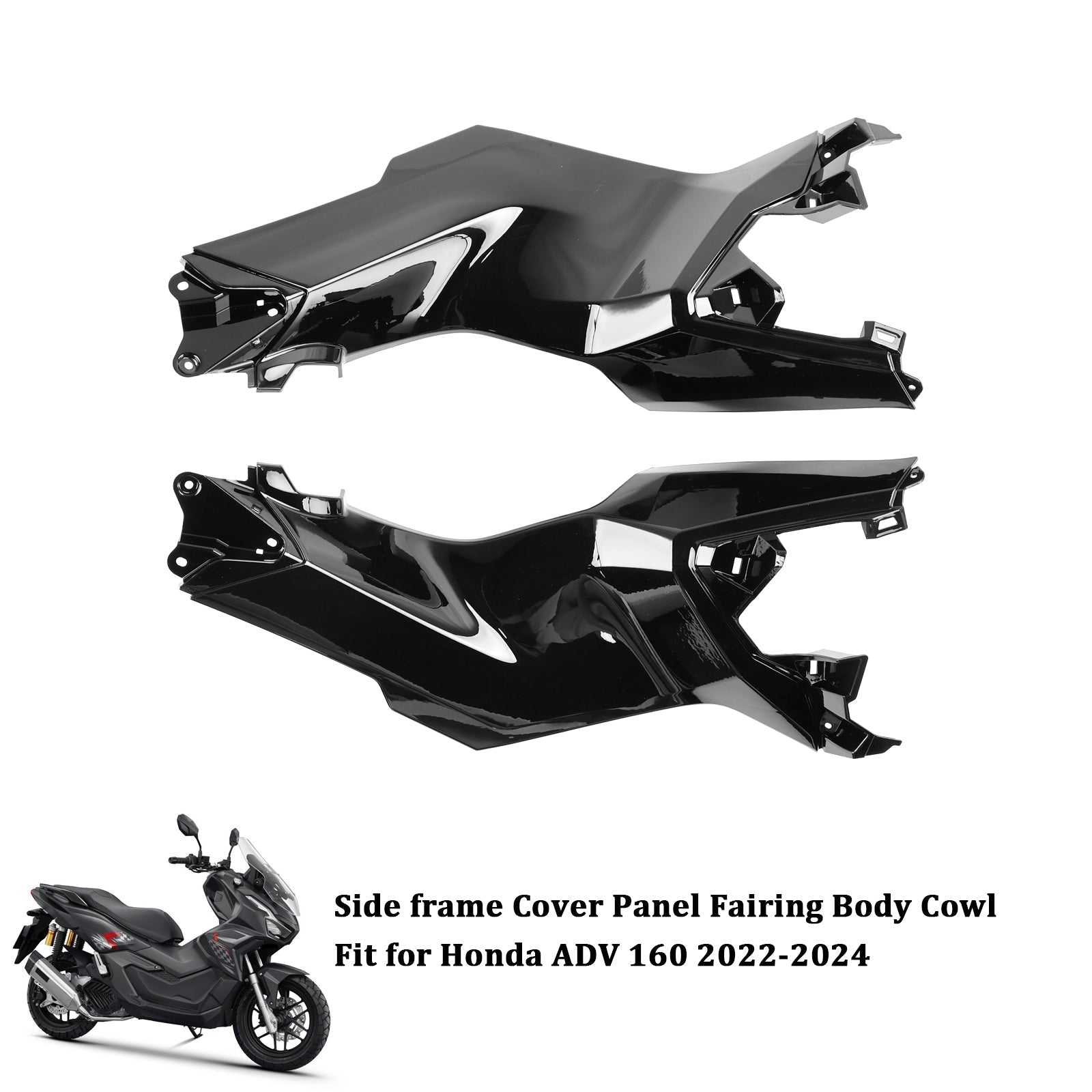 Cofano del corpo della carenatura del pannello di copertura del telaio laterale Honda ADV 160 2023-2024