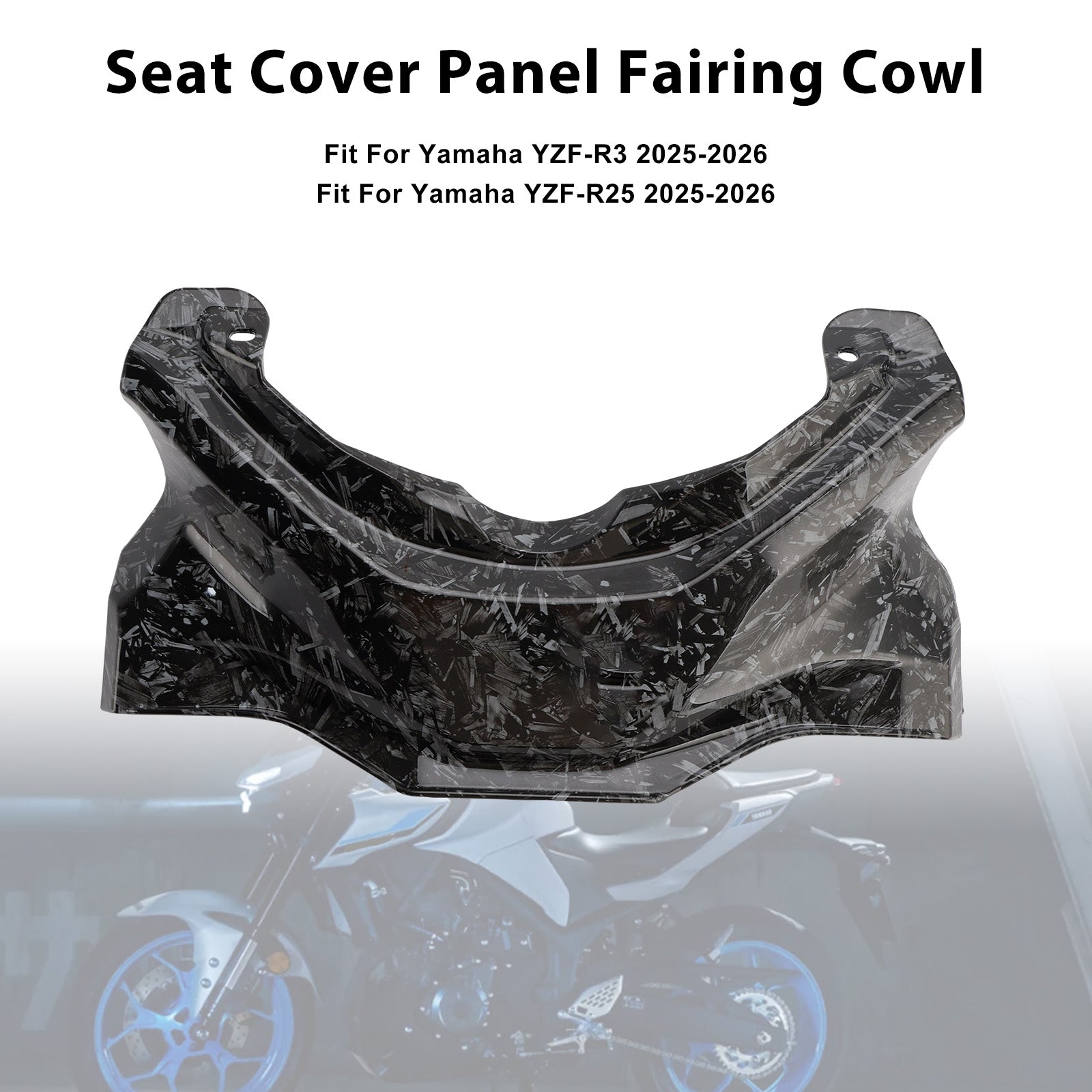 Carénage de selle Yamaha YZF-R3 R25 MT-03 2025-2026