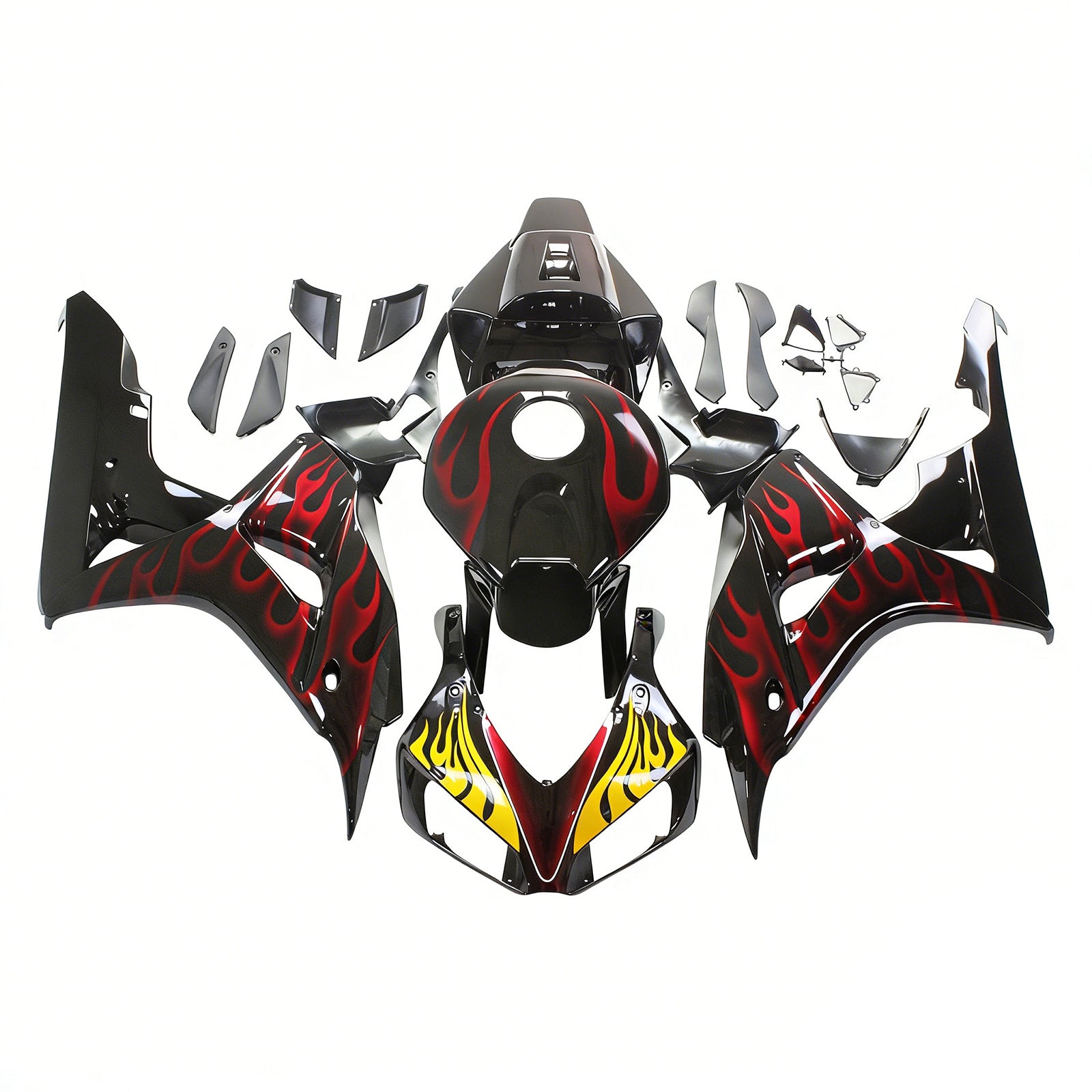 Kit de carénage par injection, carrosserie en plastique ABS, adapté à la Honda CBR1000RR 2006-2007
