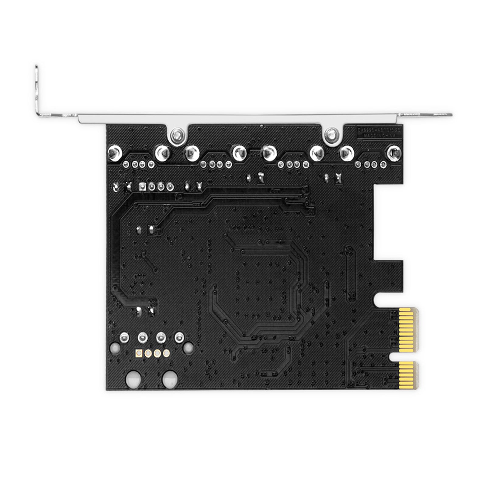 Carte d'extension HUB 2.0 PCIE vers USB 2.0, adaptateur Moschip, alimentation 4 broches