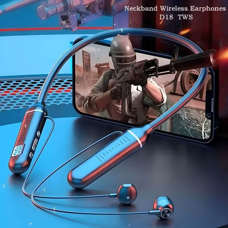 Écouteurs Bluetooth sans fil, résistants et à réduction de bruit, pour téléphone, ordinateur portable, PC et TV.