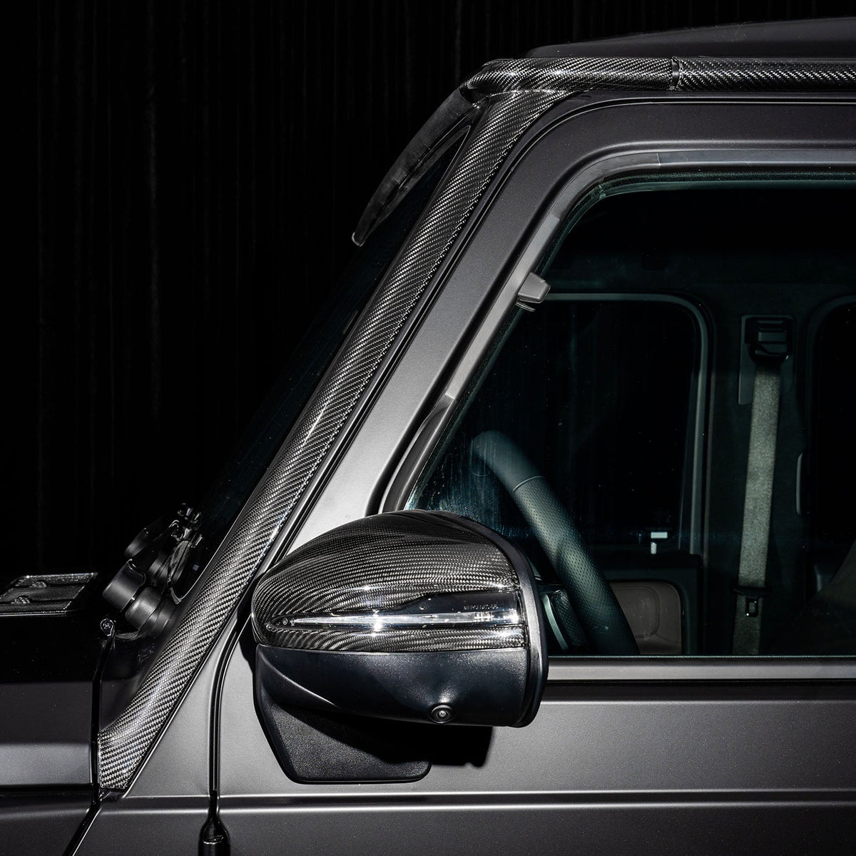 Karbonfaser-Frontseiten-Luftauslassverkleidung für Mercedes-Benz G-Klasse G63 G550 (ab 2025)