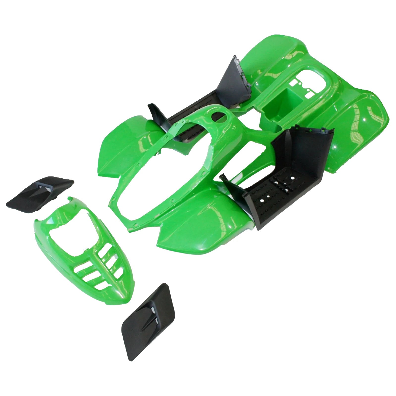 Kit de carénage et de garde-boue en plastique pour quad tout-terrain Dinosaur 50cc 70cc 110cc ATV vert