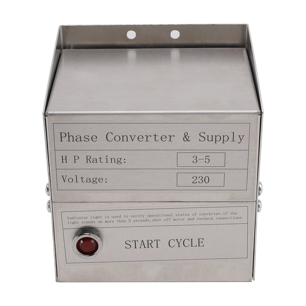 SCM03 HD 3-5 HP Statischer Phasenkonverter für Fräsmaschinen, Bohrmaschinen, Drehmaschinen und Sägen