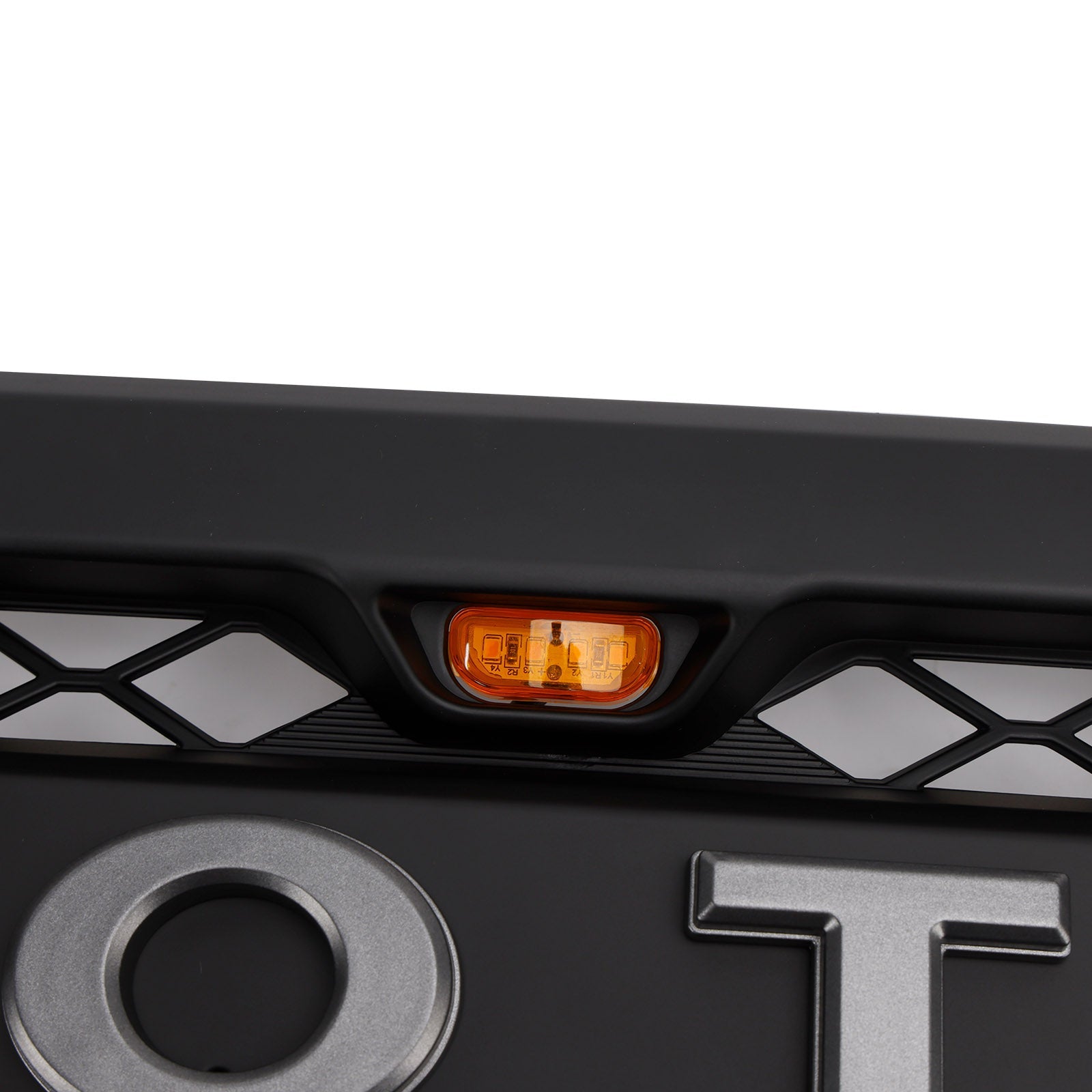 Griglia per paraurti anteriore TRD Pro Style per Toyota 4Runner 2010-2013, nero opaco