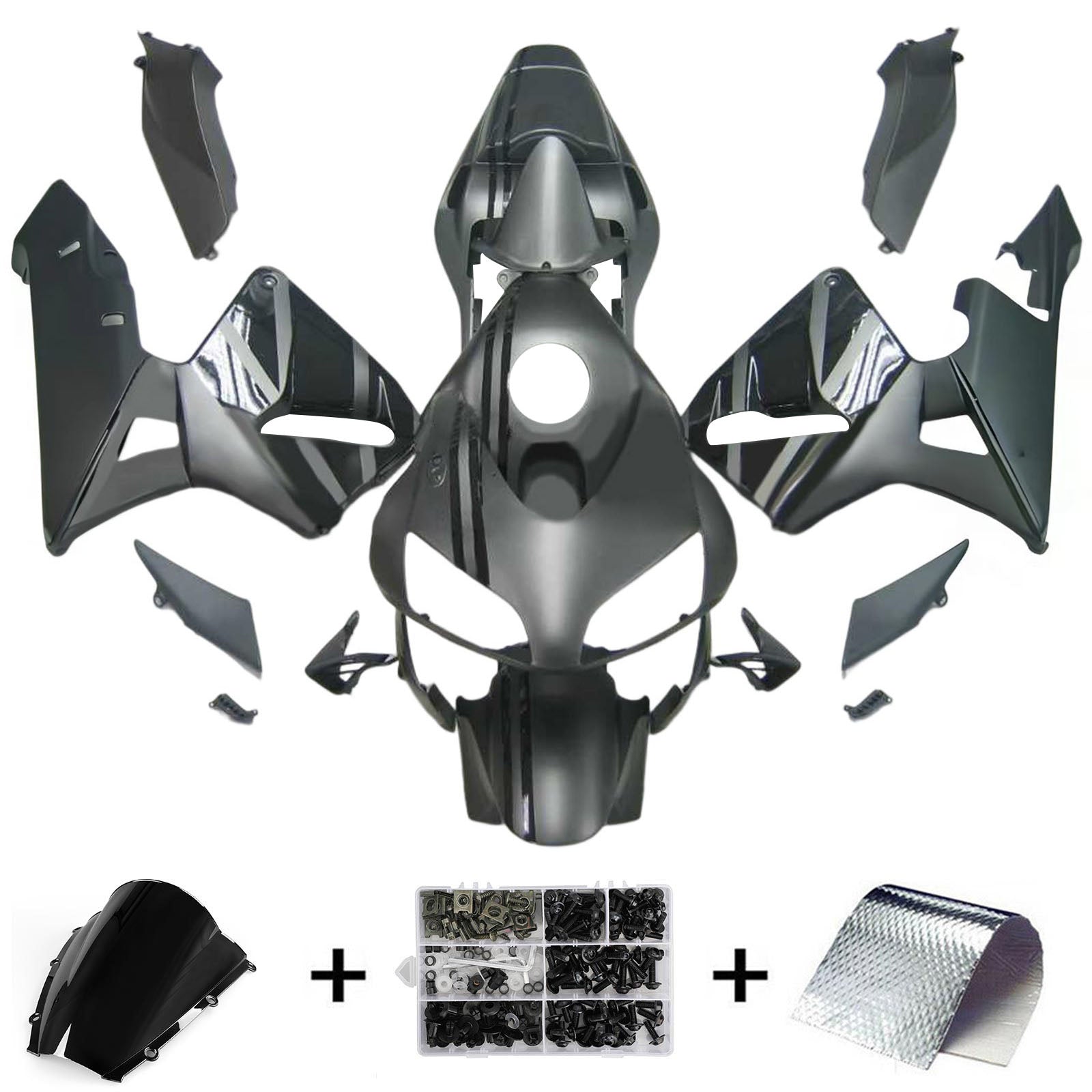 Kit de carénage par injection, carrosserie en plastique ABS pour Honda CBR600RR 2003-2004 F5