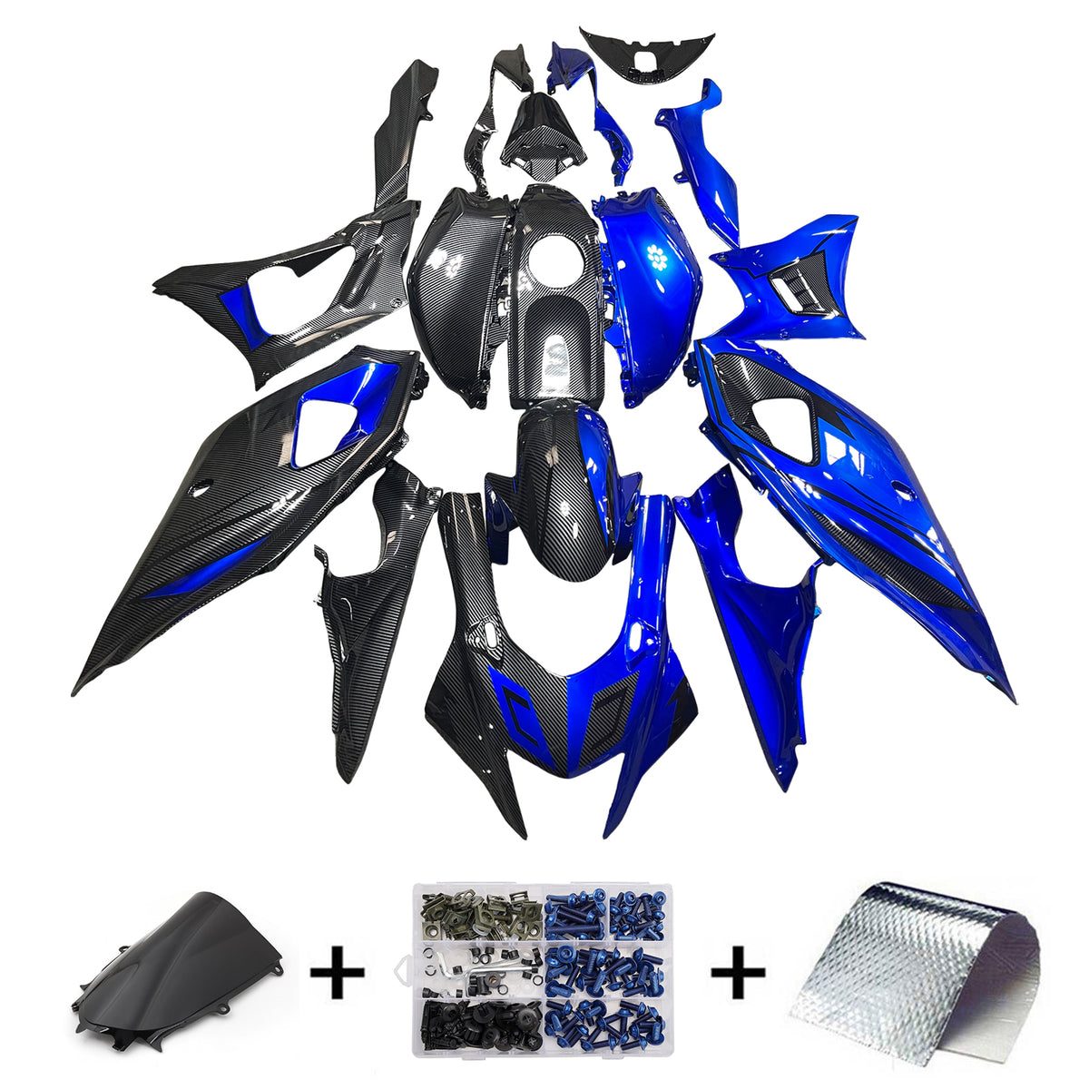 Kit de carénage injecté en plastique ABS pour Yamaha YZF-R7 2021-2025