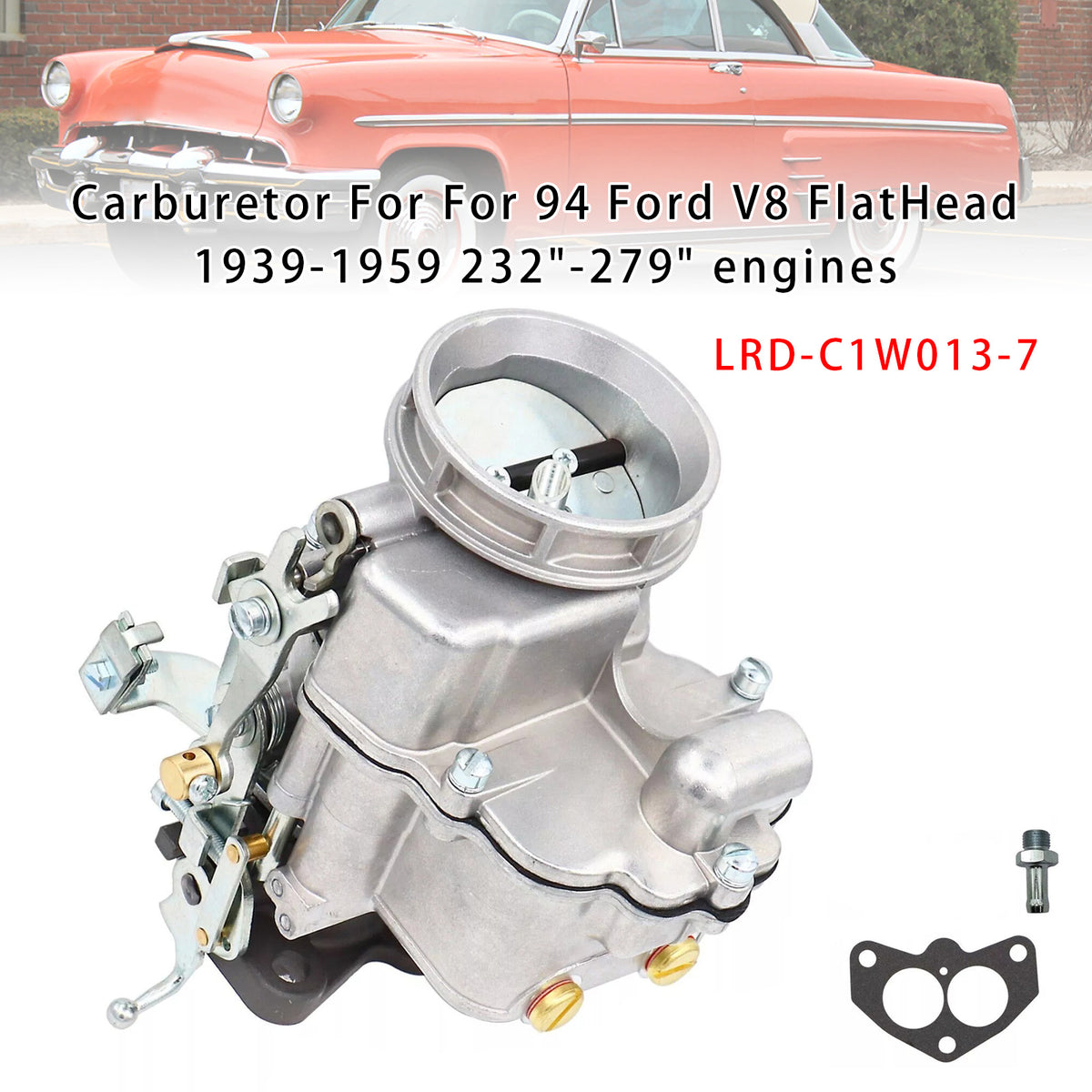 Motori Ford 94 Holley Flathead con carburatore, 1939-1959 232""-279""
