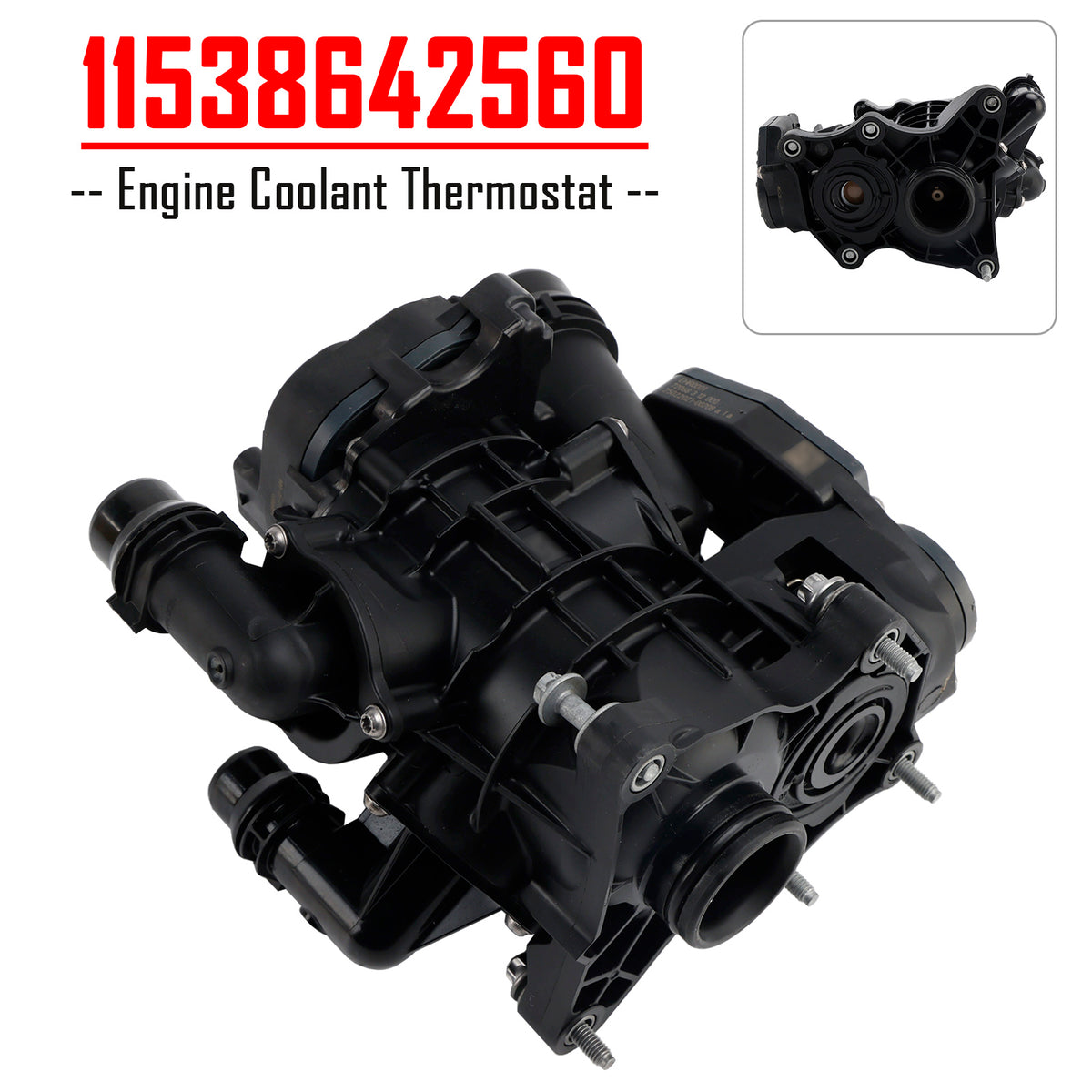 Kühlmittelthermostat für 2,0-Liter-BMW G20, G30, 330, 530, X1, X3, Z4 (10/2017–12/2019) – Teilenummer :  11538642560